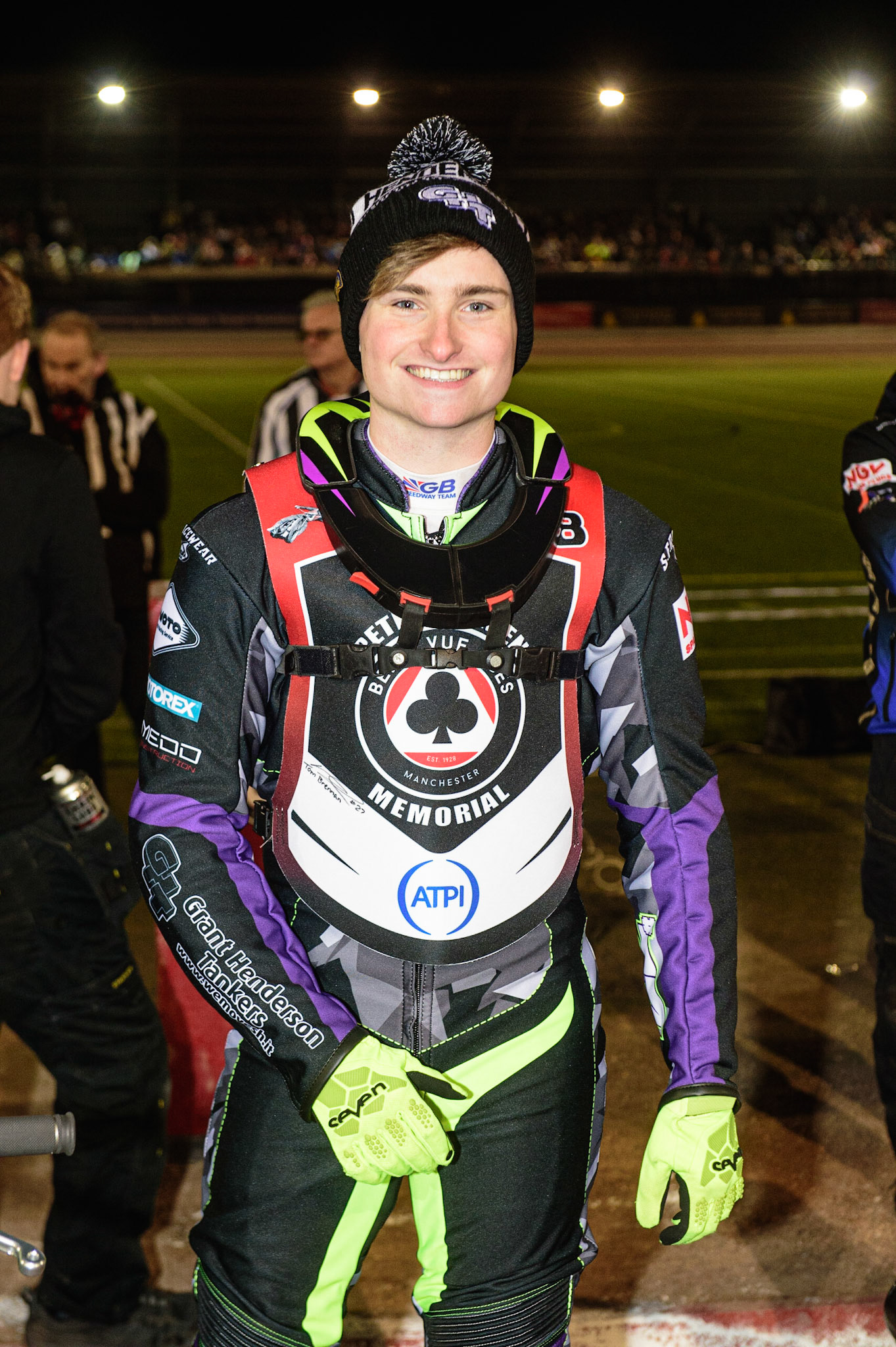 MANCHESTER, UK. MAR 21ST. Tom Brennan during the ATPI Peter Craven Memorial Trophy at the National Speedway Stadium, Manchester on Monday 21st March 2022. (Credit: Ian Charles | MI News)