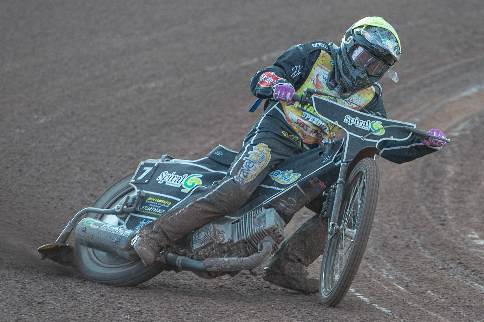 Photo: Ian Charles

Connor King  in action 

Belle Vue Colts v Isle Of Wight Warriors, SGB National League KO Cup Quarter Final 1st Leg, Belle Vue National Speedway Stadium, Manchester, Monday 22  July  2019