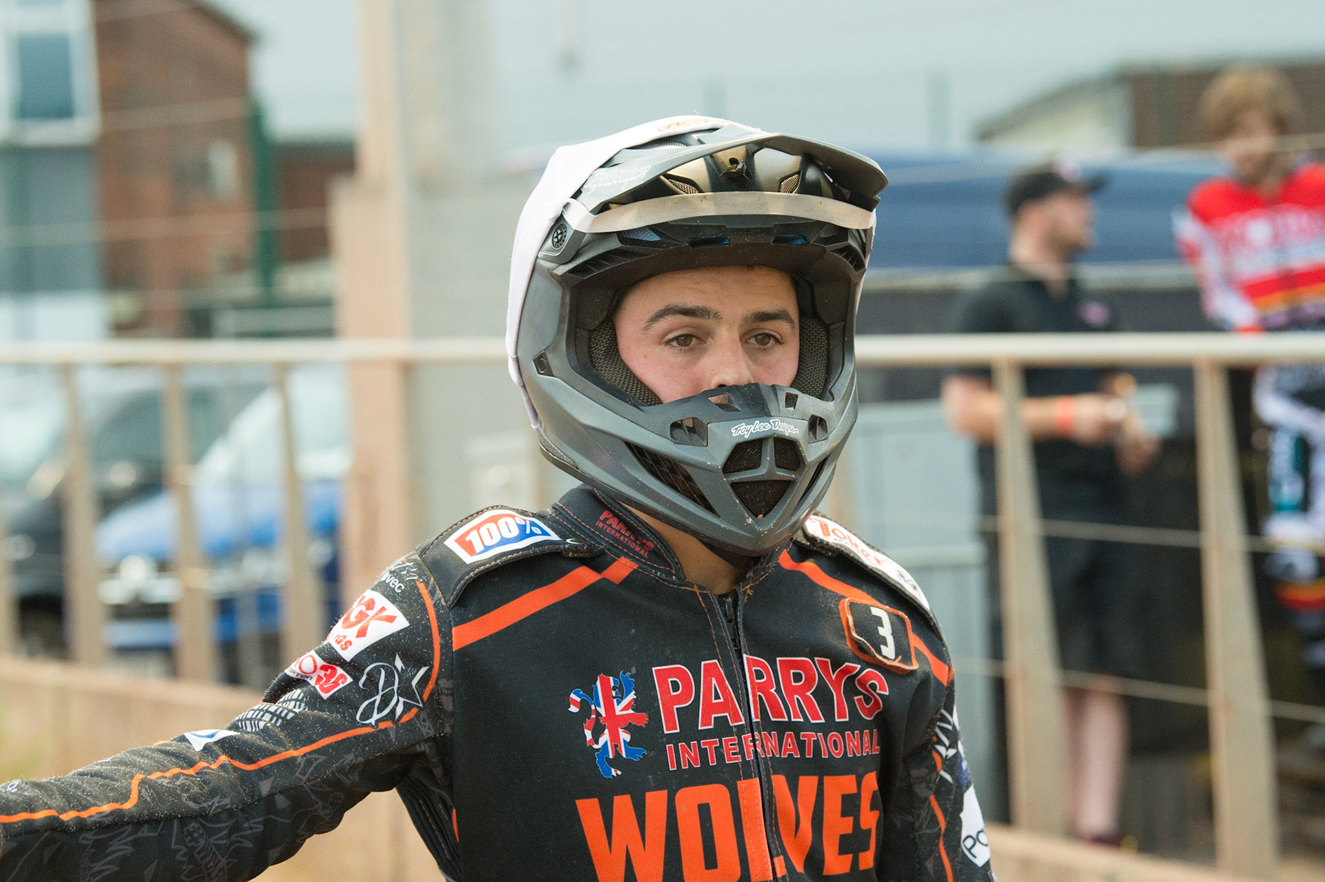 MANCHESTER, UK. JUN 13TH Wolverhampton Parrys International Wolves Luke Becker  during the SGB Premiership match between Belle Vue Aces and Wolverhampton  Wolves at the National Speedway Stadium, Manchester on Monday 13th June 2022. (Credit: Ian Charles | MI News)
