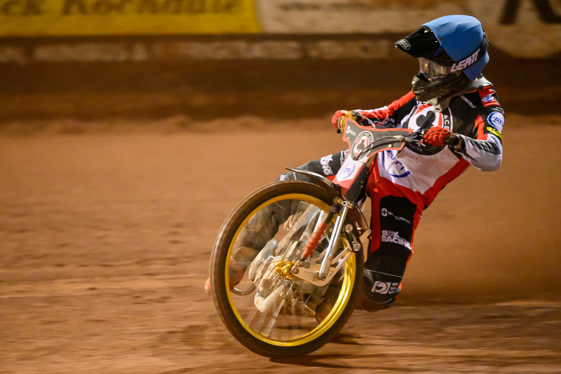 Norick Blodorn of Belle Vue Aces in action during the Rowe Motor Oil Premiership Grand Final 2nd Leg between Belle Vue Aces and Sheffield Tigers at the National Speedway Stadium, Manchester on Friday 16th October 2026. (Photo: Ian Charles | MI News)