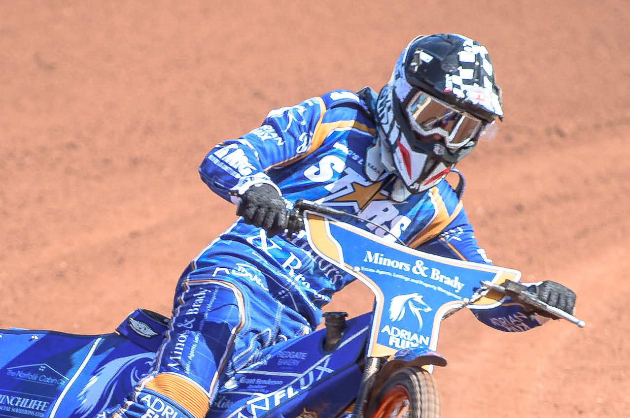 Photo: Ian CharlesLewis Kerr In ActionDiscovery Networks Eurosport Speedway Season Launch, National Speedway Stadium, Manchester Wednesday  12  May  2021