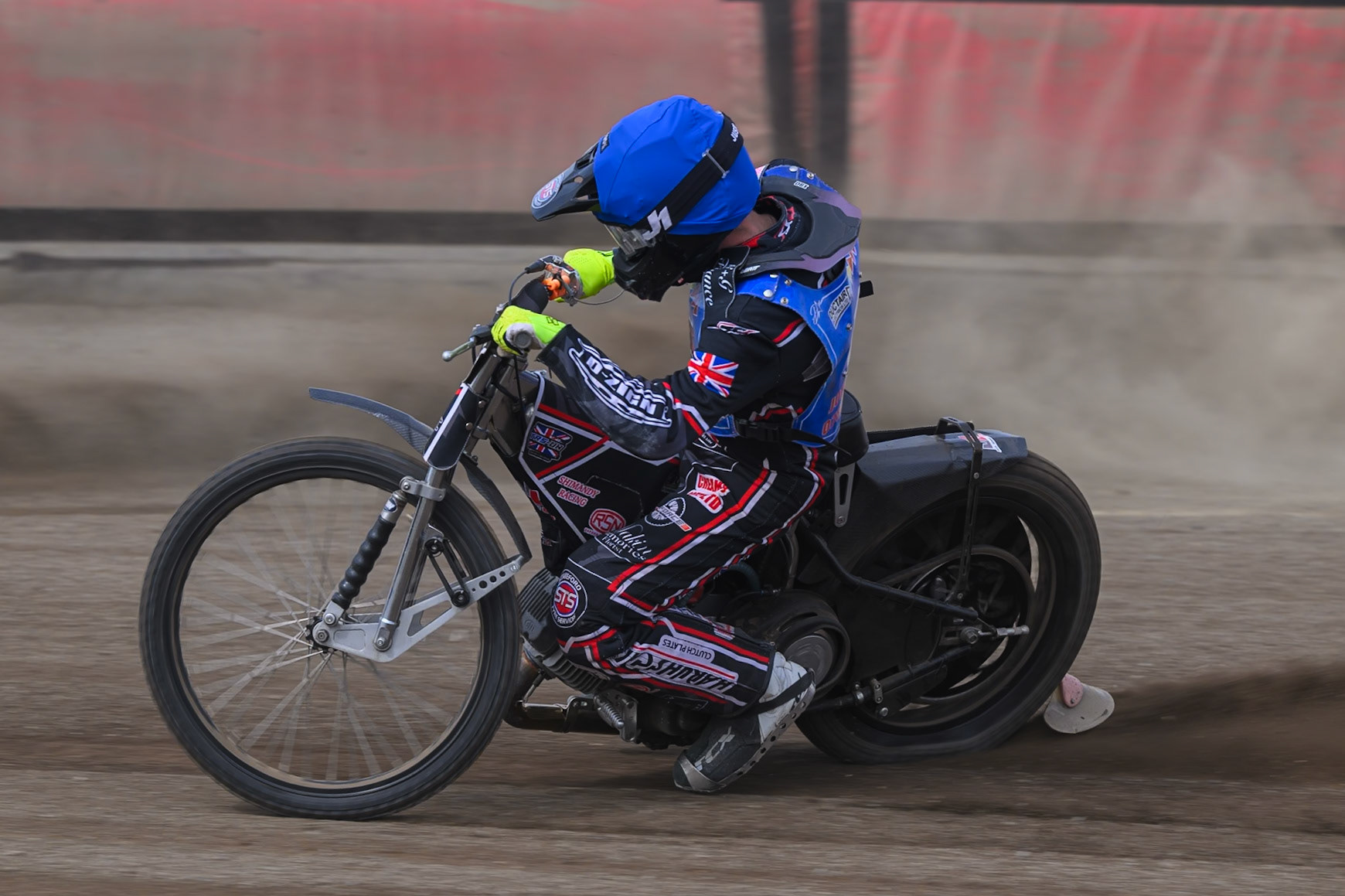 Jack Shimelt of Buxton Bulls in action during the WSRA National Development League match between Buxton Bulls and Oxford Chargers at Hi-Edge Speedway, Buxton on Sunday 2nd August 2026. (Photo: Ian Charles | MI News)