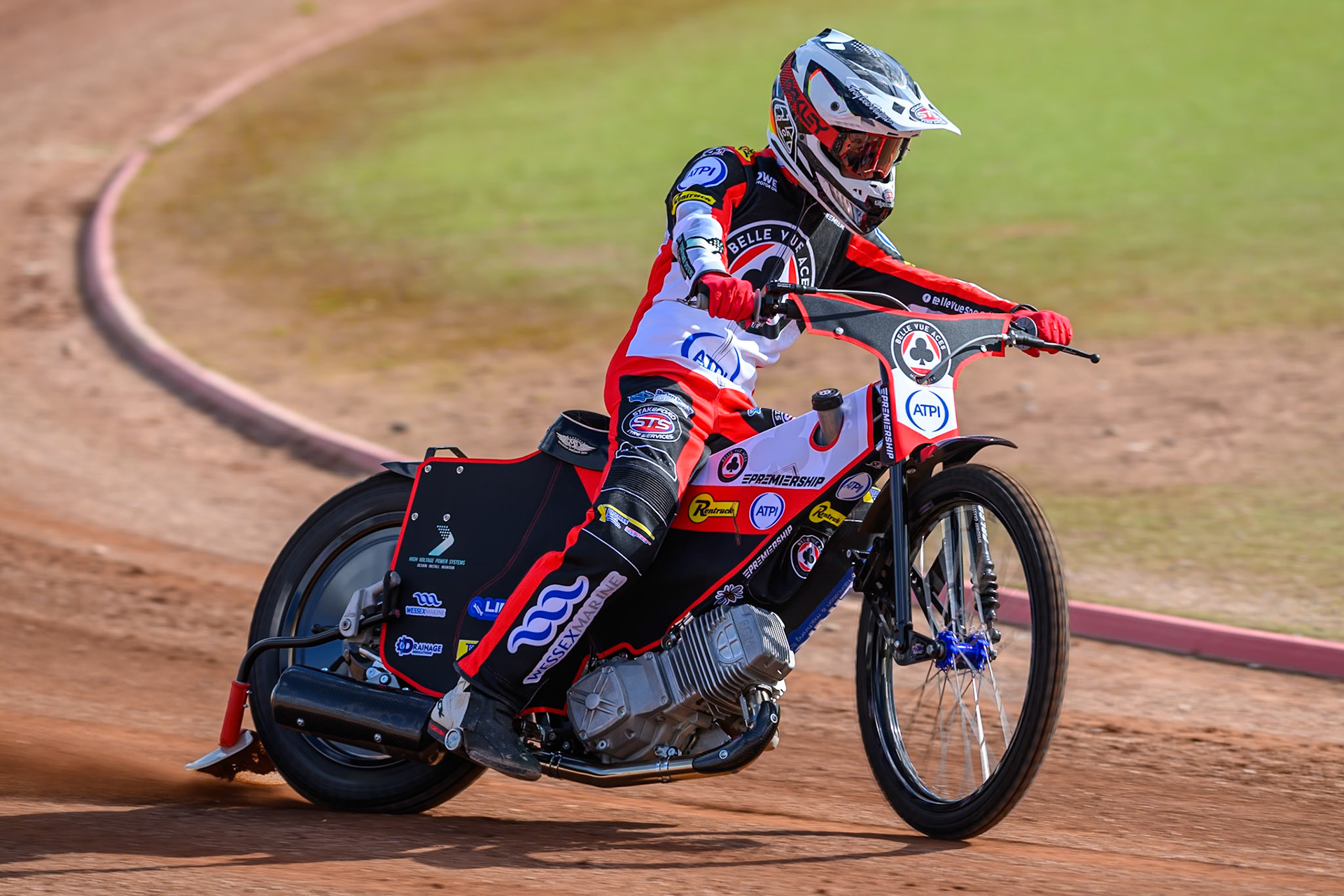 Zach Cook of Belle Vue Aces in action during the Belle Vue Aces Media Day at the National Speedway Stadium, Manchester on Wednesday 11th March 2026. (Photo: Ian Charles | MI News)