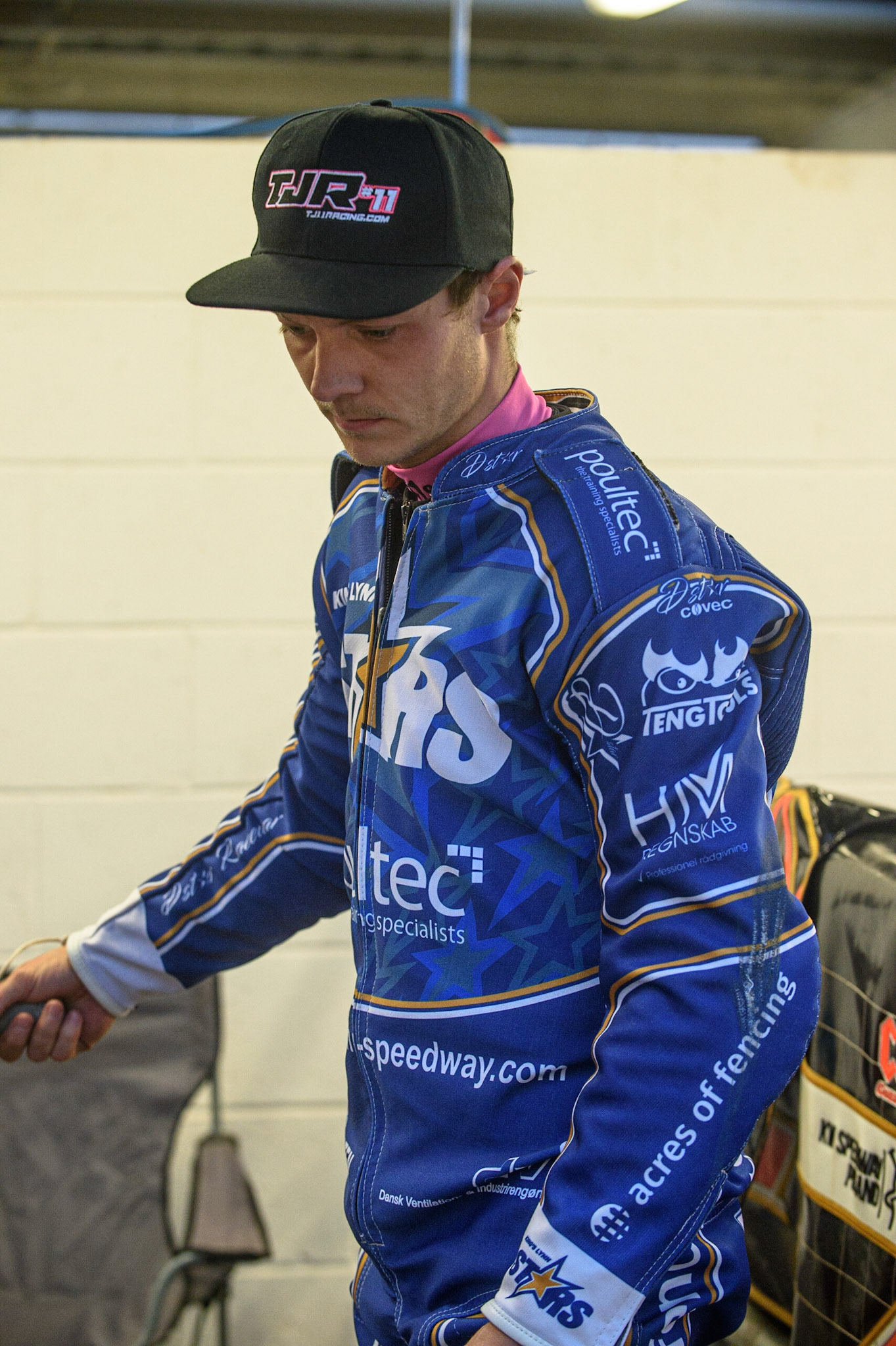 MANCHESTER, UK. SEPT 13TH  Thomas Jorgensen  of King’s Lynn Minors &amp; Brady Stars  during the SGB Premiership match between Belle Vue Aces and King's Lynn Stars at the National Speedway Stadium, Manchester on Monday 13th September 2021. (Credit: Ian Charles | MI News)