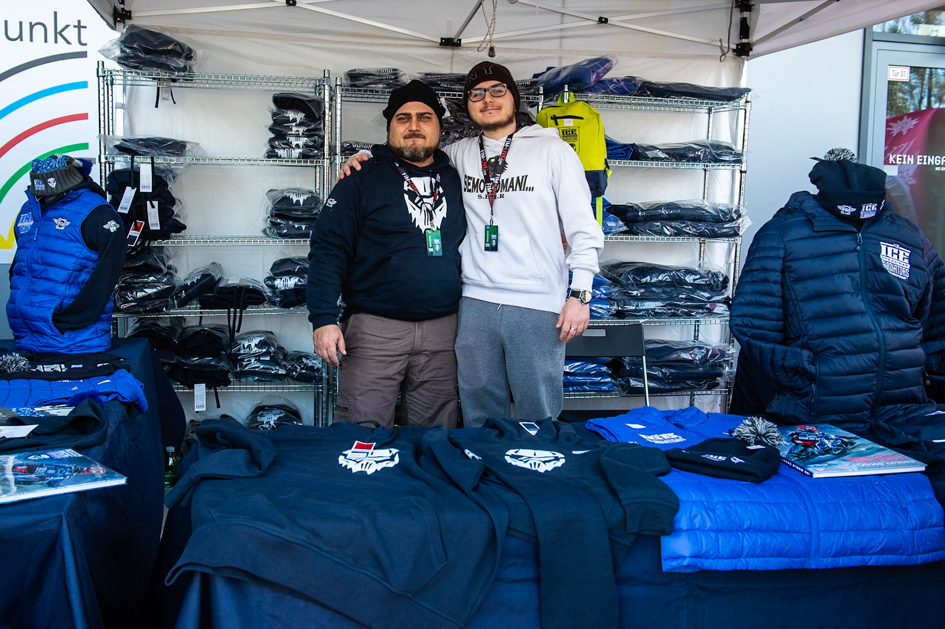 Photo: Ian Charles

FIM Mechandising sellers

FIM Ice Speedway Gladiators World Championship, Event 4.1, Max-Aicher-Arena, Inzell, Germany, Saturday 16 March 2019