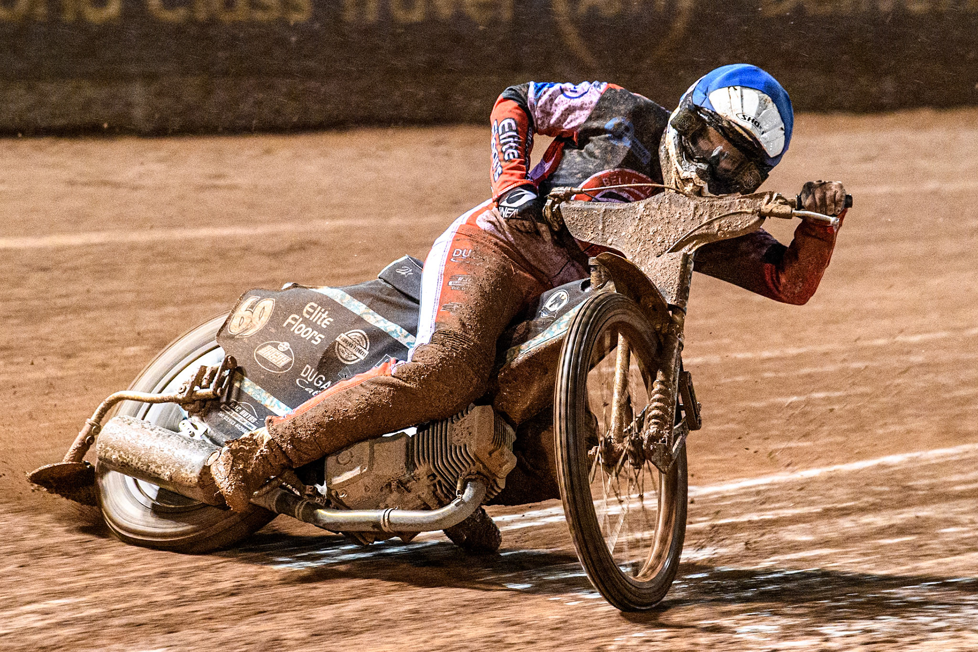 Belle Vue Colts' Chad Wirtzfeld in action during the WSRA National Development League match between Belle Vue Colts and Sheffield Tiger Cubs at the National Speedway Stadium, Manchester on Monday 7th October 2024. (Photo: Ian Charles | MI News)