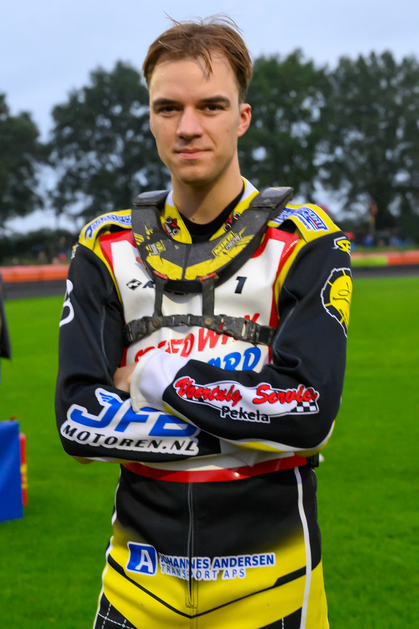 Mika Meijer of The Netherlands during the Gouden KENNY Helm at Speedway Veenoord, Veenoord in the Netherlands on Saturday 19th September 2026. (Photo: Ian Charles | MI News)