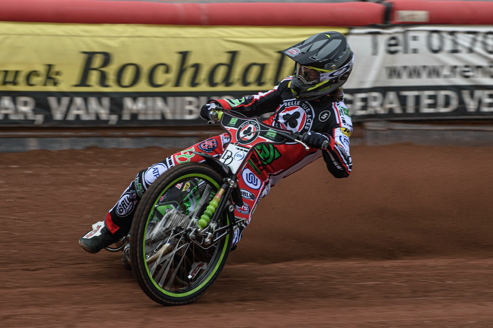 Photo: Ian CharlesCharles Wright in actionBelle Vue Press &amp; Practice Day, National Speedway Stadium, Manchester Thursday  13  May  2021