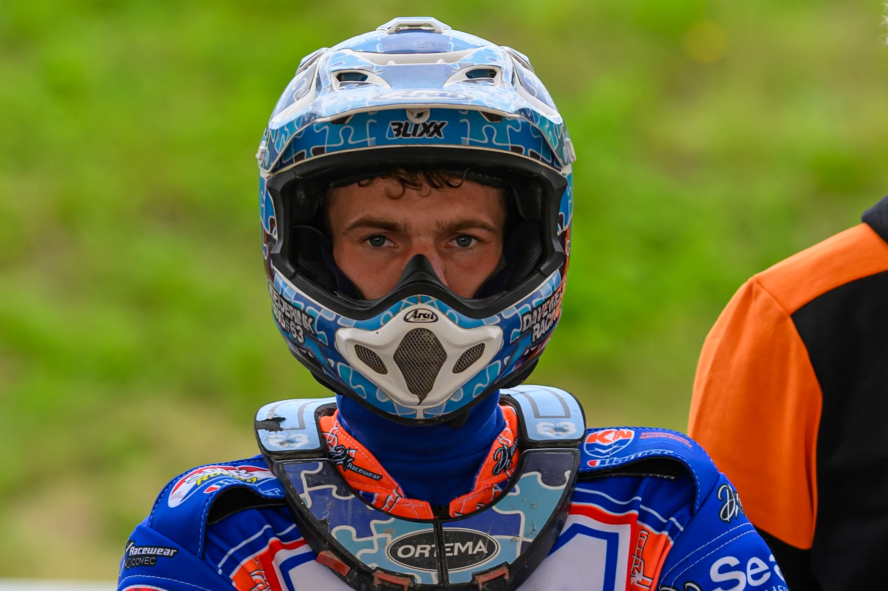 Dave Meijerink (15) of Netherlands during the FIM Long Track of Nations 2026 at the Speed Centre Roden in the Netherlands on Sunday 20th September 2026. (Photo: Ian Charles | MI News)