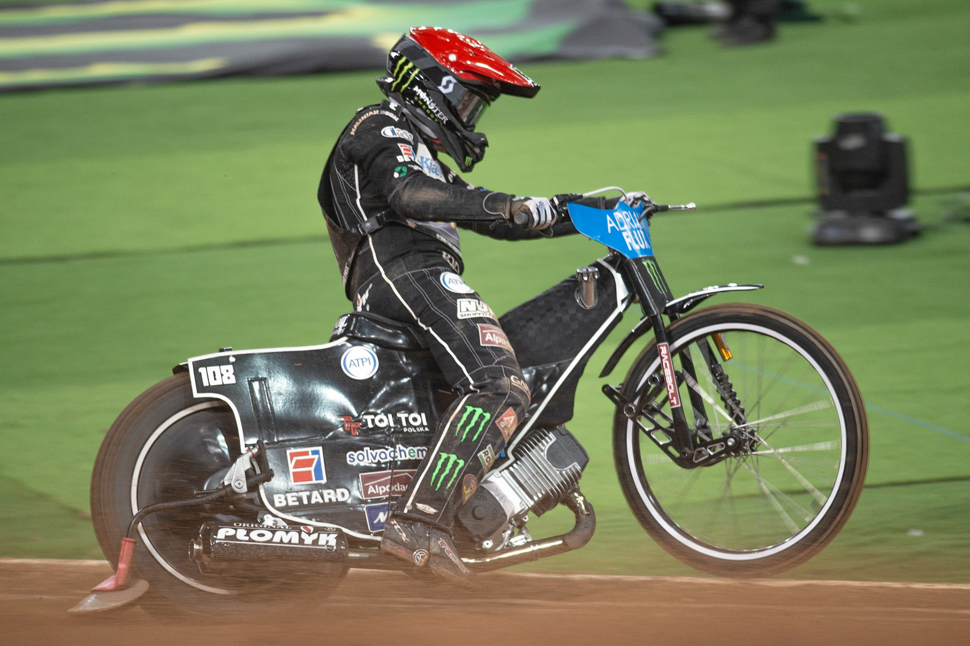 CARDIFF,WALES  World Champion Tai Woffinden of Great Britain in action during the ADRIAN FLUX BRITISH FIM SPEEDWAY GRAND PRIX at the Principality Stadium, Cardiff on Saturday 21st September 2019. (Credit: Ian Charles | MI News)