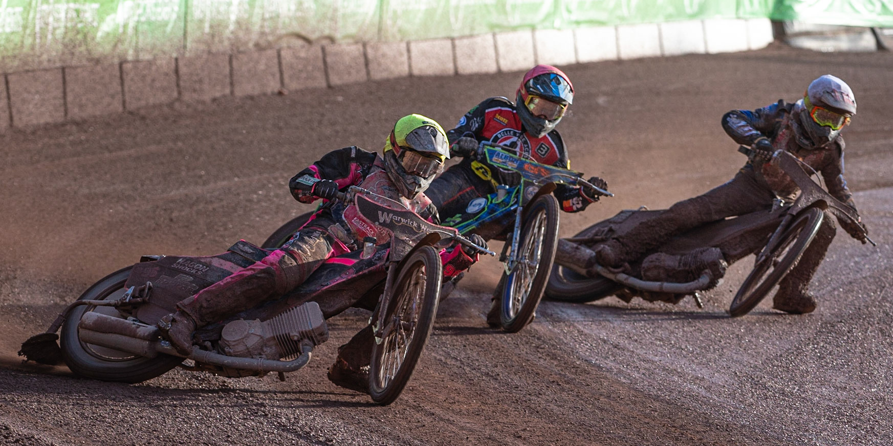 Photo by Ian Charles:

Josh Bates  (Yellow) leads Dan Bewley  (Red) and Michael Palm Toft  (White)

Belle Vue Aces v Peterborough Panthers, British Speedway Premiership, National Speedway Stadium, Manchester, Thursday, 13, June, 2019