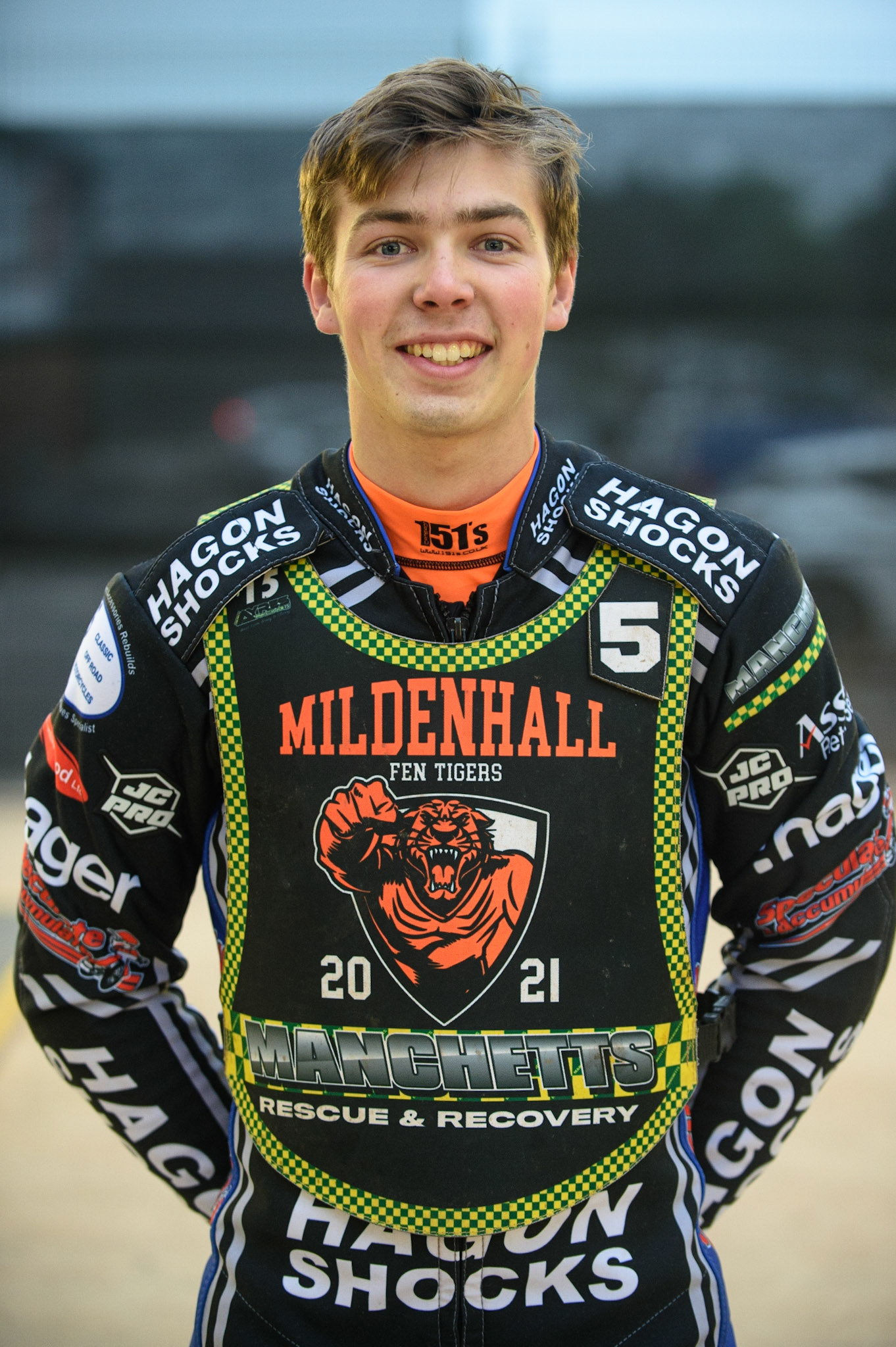 MANCHESTER, SEPT 3RD. Jason Edwards  - Mildenhall Manchette’s Fen Tigers  during the National Development League match between Belle Vue Aces and Mildenhall Fens Tigers at the National Speedway Stadium, Manchester on Friday 3rd September 2021. (Credit: Ian Charles | MI News)