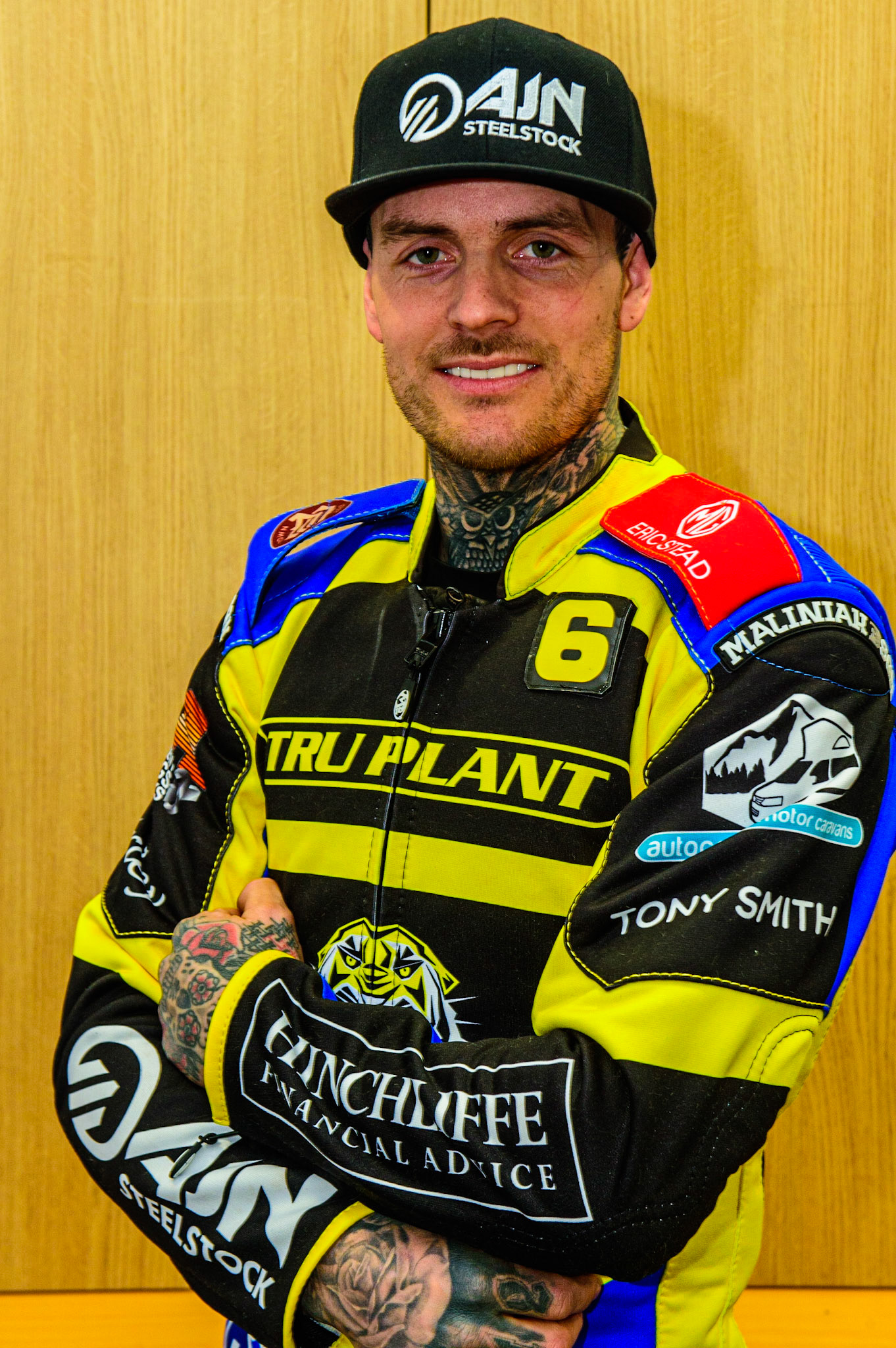 Lewis Kerr - Sheffield ‘TruPlant’ Tigers  during the SGB Premiership match between Belle Vue Aces and Sheffield Tigers at the National Speedway Stadium, Manchester on Monday 27th March 2023. (Photo: Ian Charles | MI News)