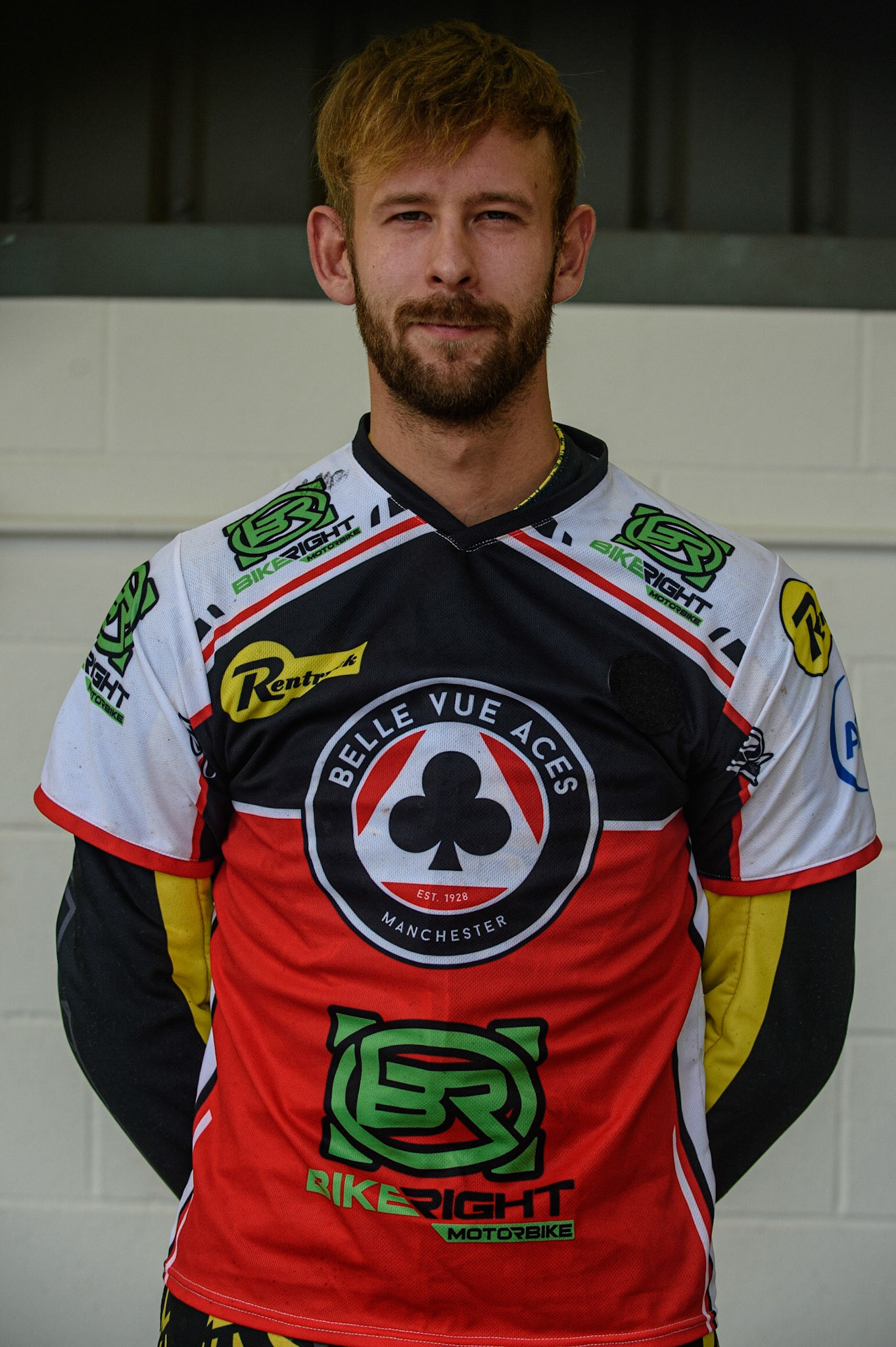 MANCHESTER, UK. AUGUST 30TH New Belle Vue BikeRight Aces rider Nikolaj B. Jakobsen  during the SGB Premiership match between Belle Vue Aces and Wolverhampton Wolves at the National Speedway Stadium, Manchester on Monday 30th August 2021. (Credit: Ian Charles | MI News)