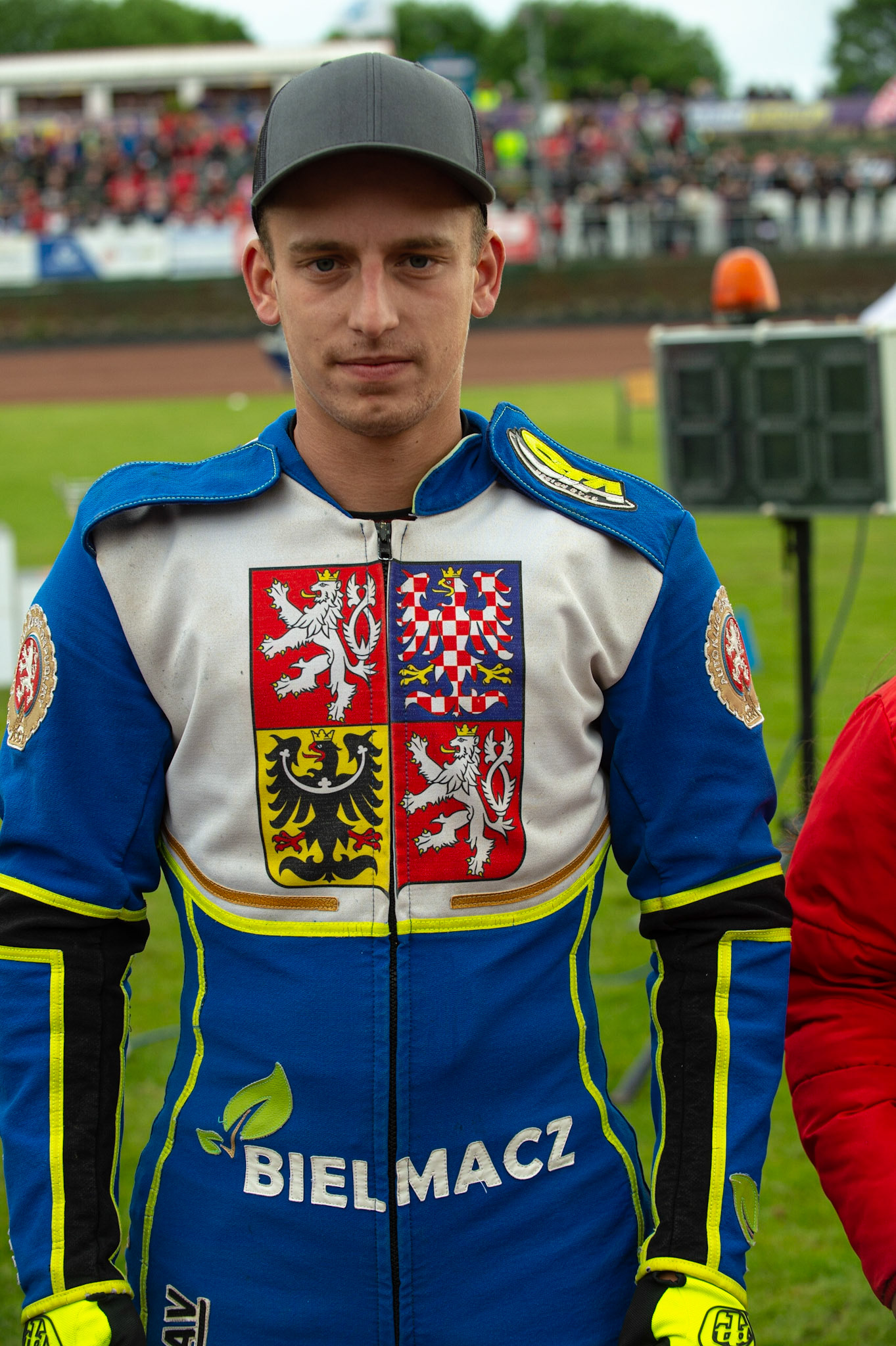 Photo by Ian Charles:

Ondrej Smetana - Czech Rep. 

FIM Speedway Grand Prix World Championship - Qualifying Round 1, Peugeot Ashfield Stadium, Glasgow, 8 June 2019