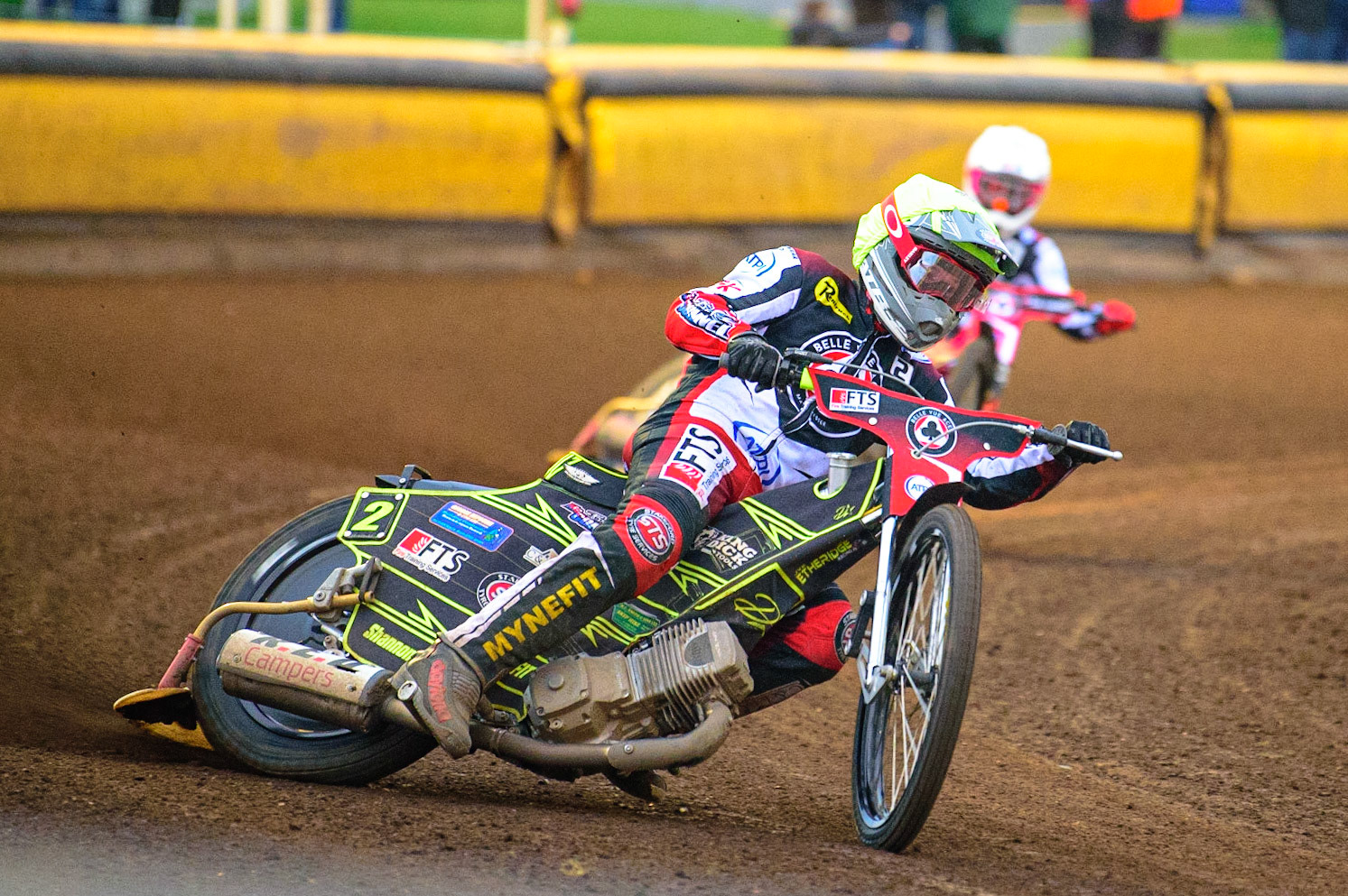PETERBOROUGH, UK. MAY 9TH  Jye Etheridge  in action  for Belle Vue ATPI Aces  during the SGB Premiership match between Peterborough Panthers and Belle Vue Aces at East of England Showground, Peterborough on Monday 9th May 2022. (Credit: Ian Charles | MI News)