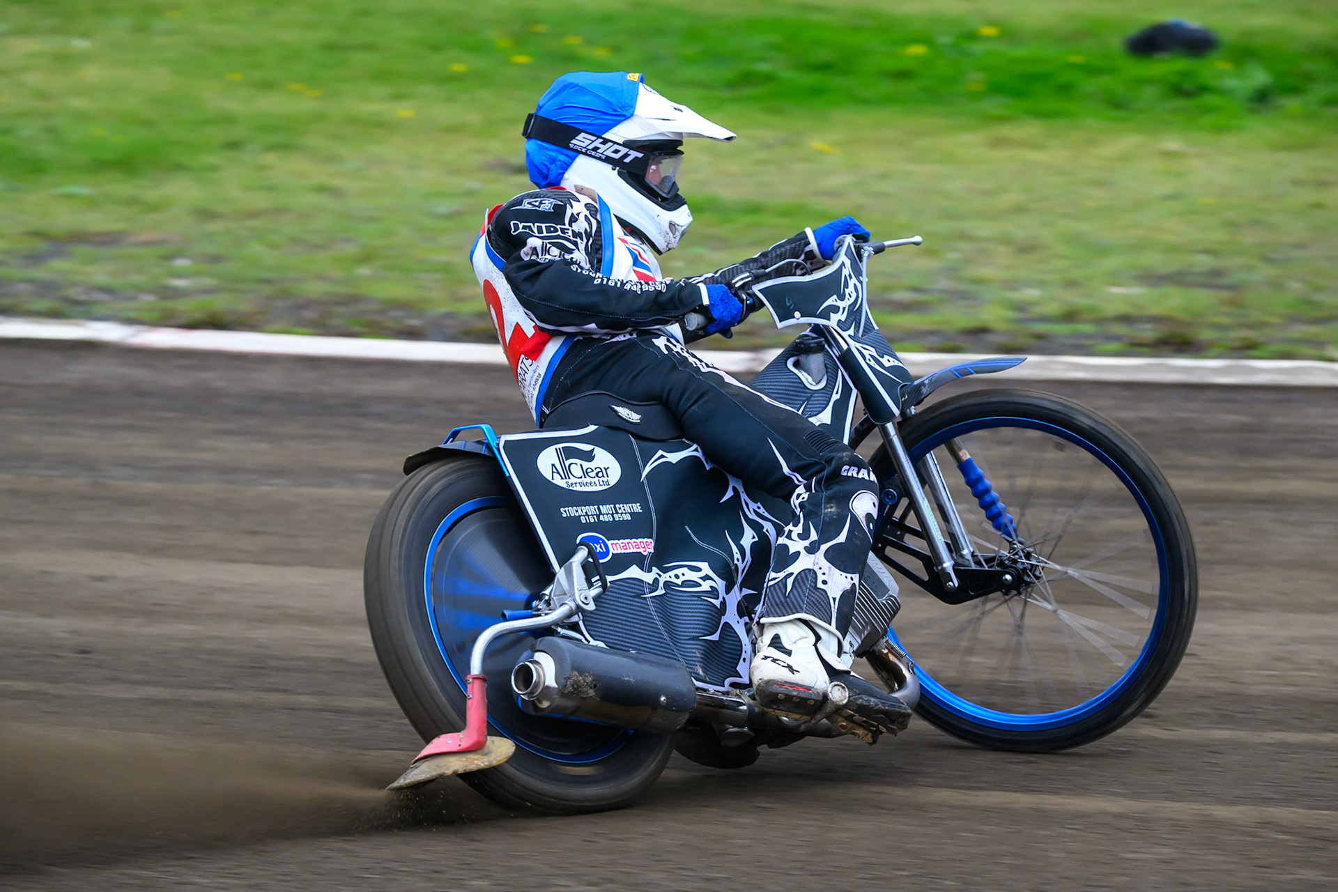 Jason Garrity in action during the Derbyshire Open at Hi-Edge Speedway, Buxton on Sunday 27th September 2026. (Photo: Ian Charles | MI News)