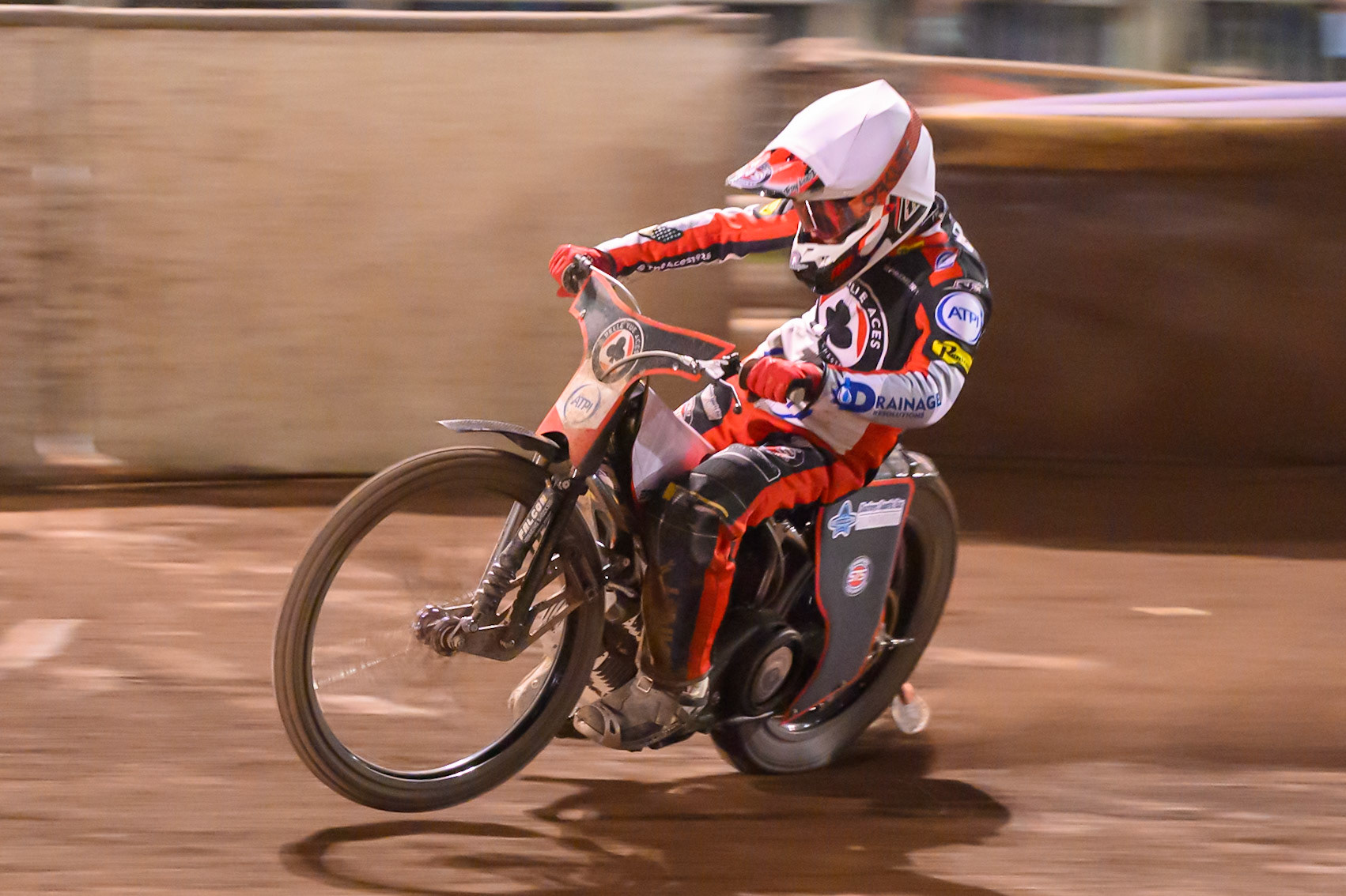 Zach Cook of Belle Vue Aces  in action during the Knockout Cup Northern Section match between Sheffield Tigers and Belle Vue Aces at Owlerton Stadium, Sheffield on Thursday 2nd April 2026. (Photo: Ian Charles | MI News)