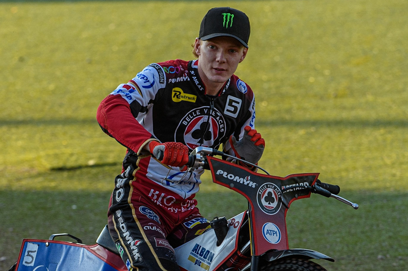 Dan Bewley - Belle Vue ATPI Aces during the Sports Insure Premiership match between Belle Vue Aces and Sheffield Tigers at the National Speedway Stadium, Manchester on Monday 7th August 2023. (Photo: Ian Charles | MI News)