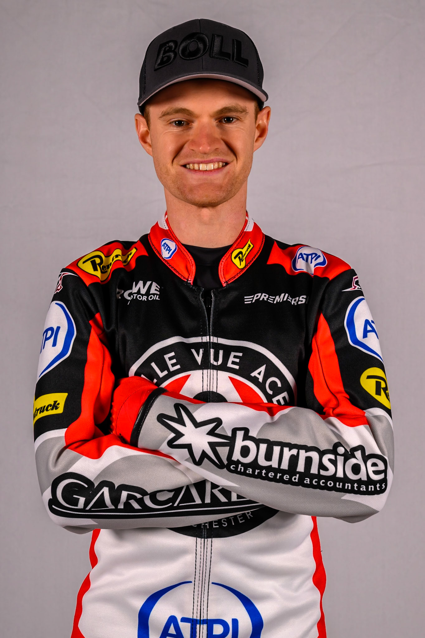 Brady Kurtz of Belle Vue Aces during the Belle Vue Aces Media Day at the National Speedway Stadium, Manchester on Wednesday 11th March 2026. (Photo: Ian Charles | MI News)