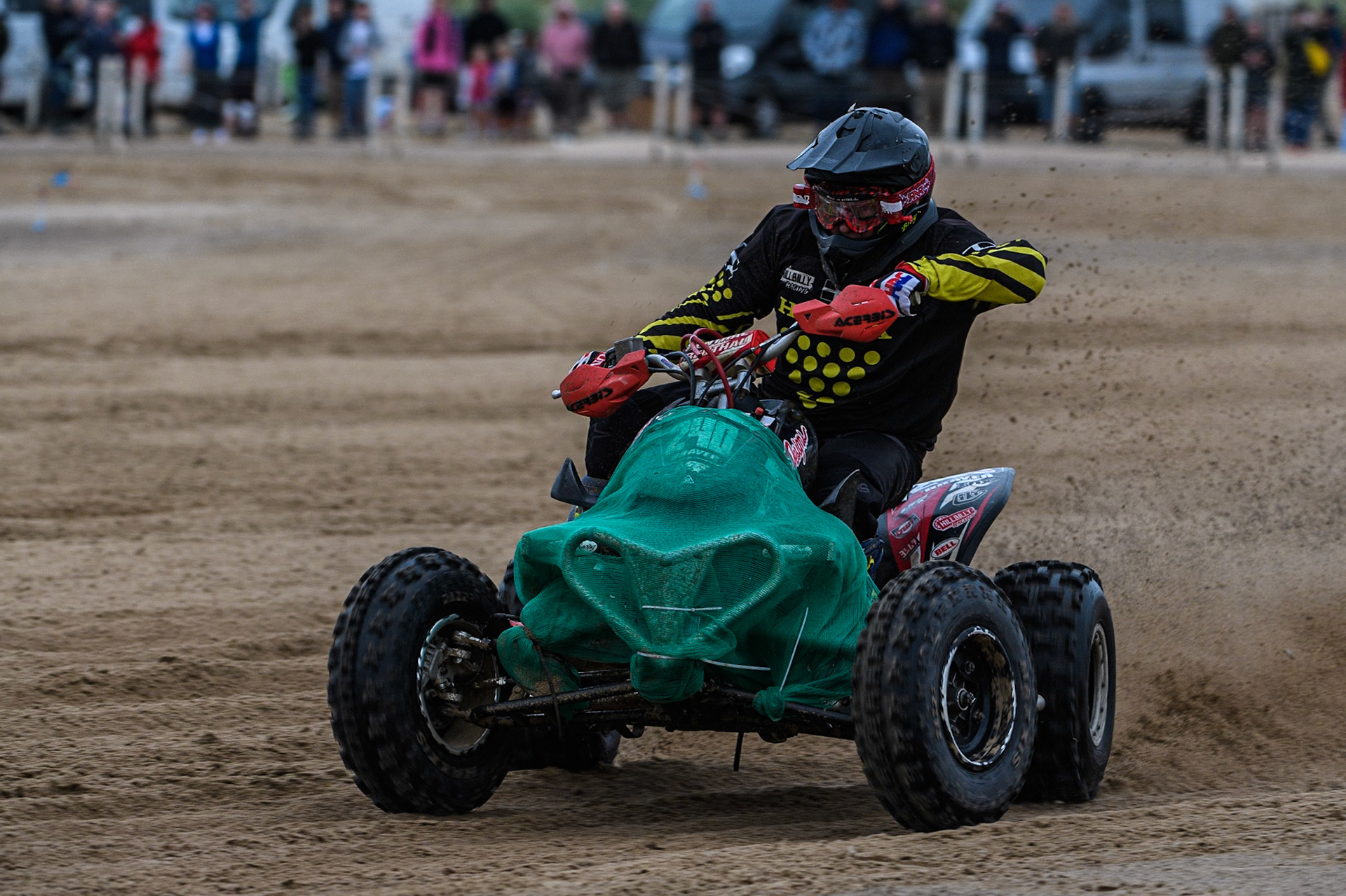 Dan Bray (240) in action  during the Fylde ACU British Sand Racing Masters Championship at  St Annes on Sea, Lancashire on Sunday 30th July 2023. (Photo: Ian Charles | MI News)