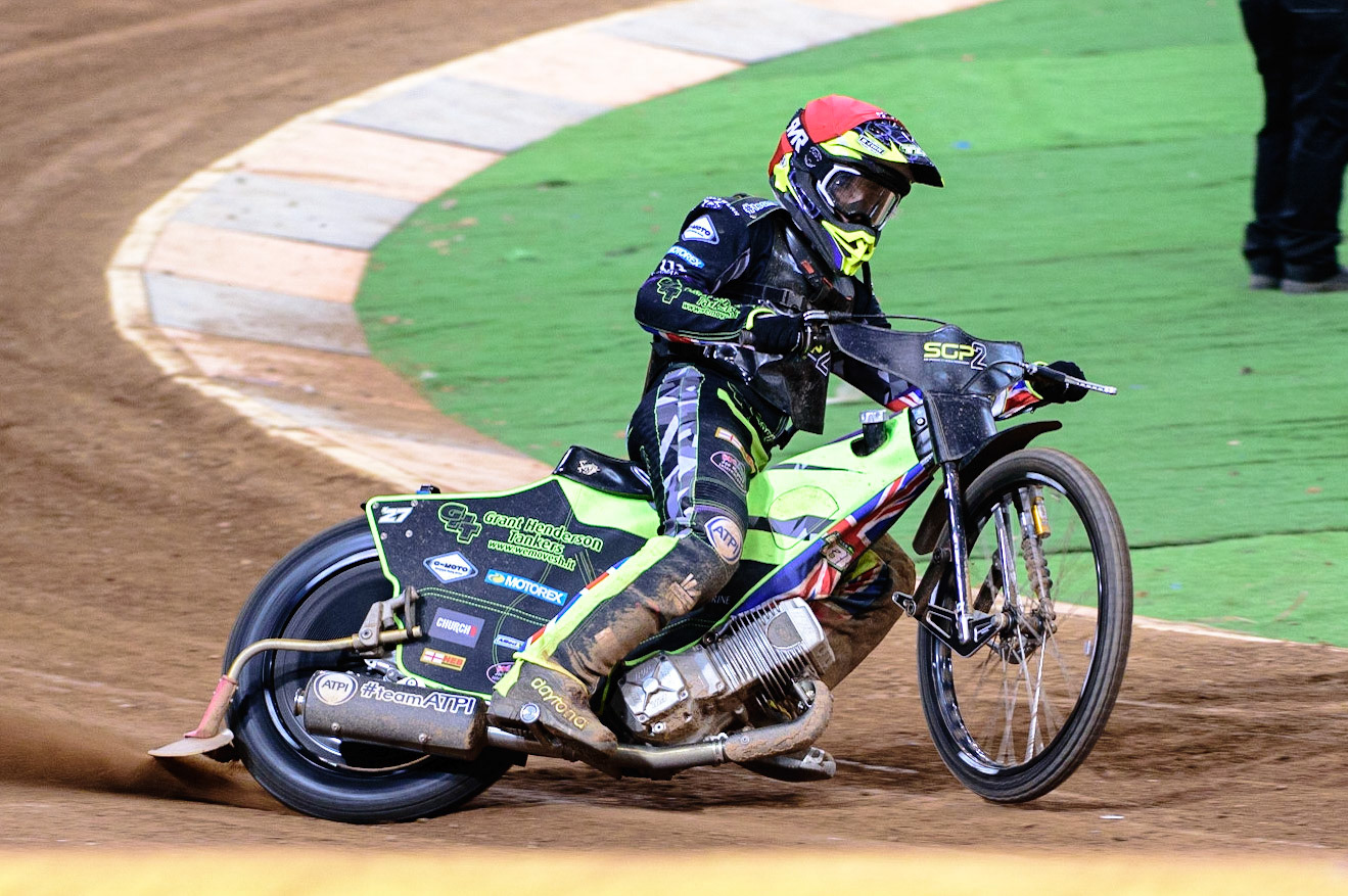 Tom Brennan (Great Britain)  in action during the FIM  Speedway Grand Prix  2 of Great Britain at the Principality Stadium, Cardiff on Sunday 14th August 2022. (Credit: Ian Charles | MI News)
