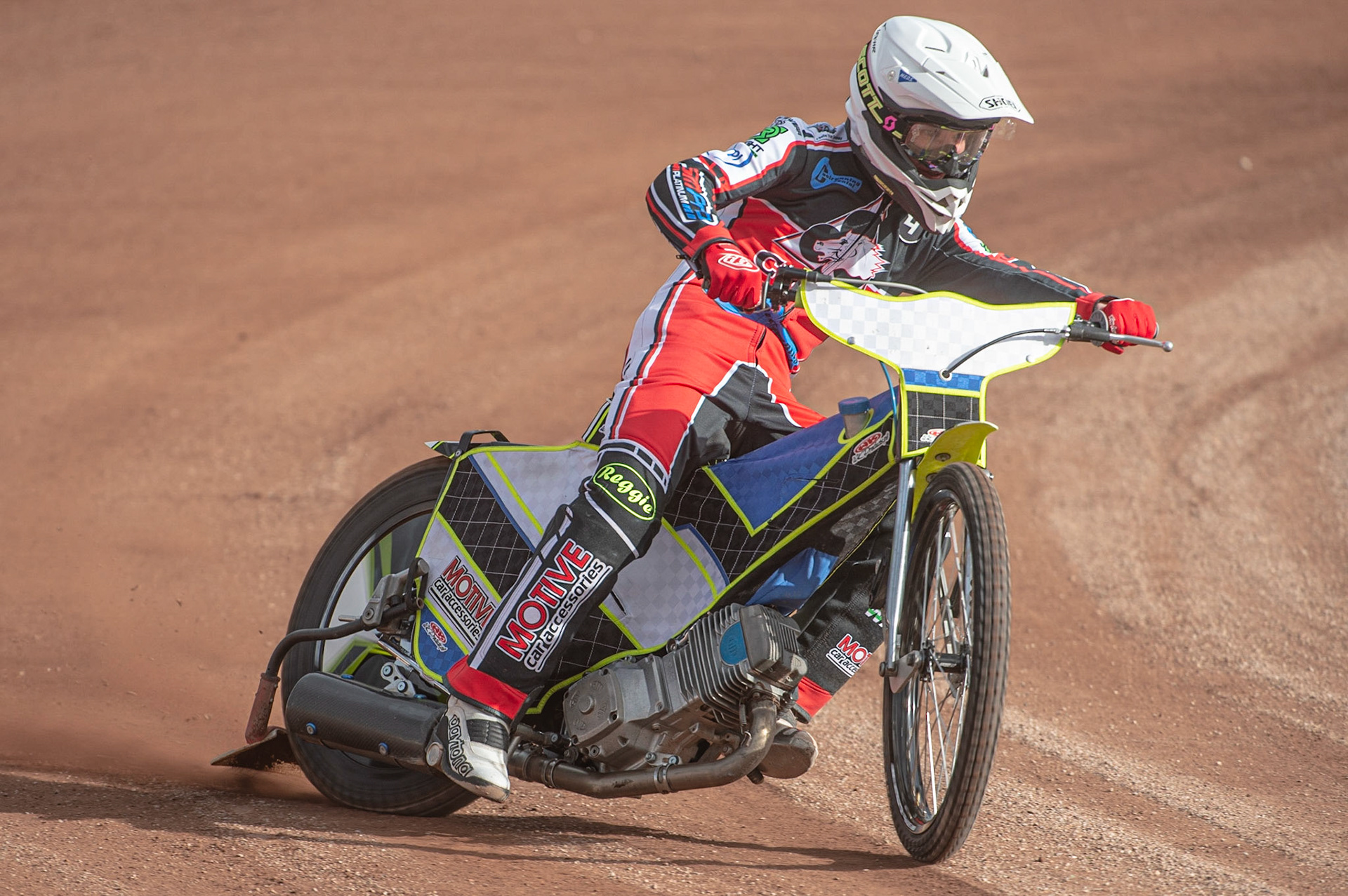 MANCHESTER, ENGLAND  - March 12 Ben Rathbone of Belle Vue Colts in action    during The Belle Vue Speedway Media Day, at The National Speedway Stadium, Manchester, on Thursday 12 March 2020. (Credit: Ian Charles | MI News)