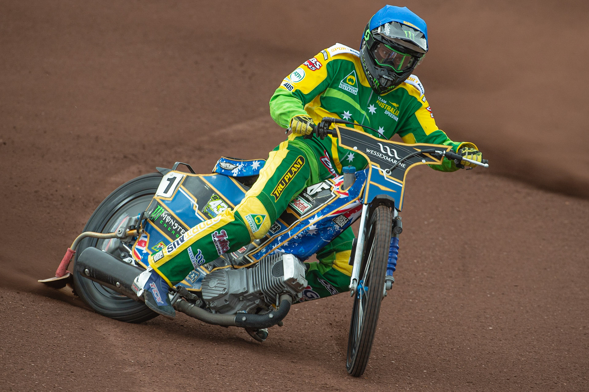 Photo by Ian Charles:

Chris Holder (Australia) in action 

FIM Speedway Grand Prix World Championship - Qualifying Round 1, Peugeot Ashfield Stadium, Glasgow, 8 June 2019