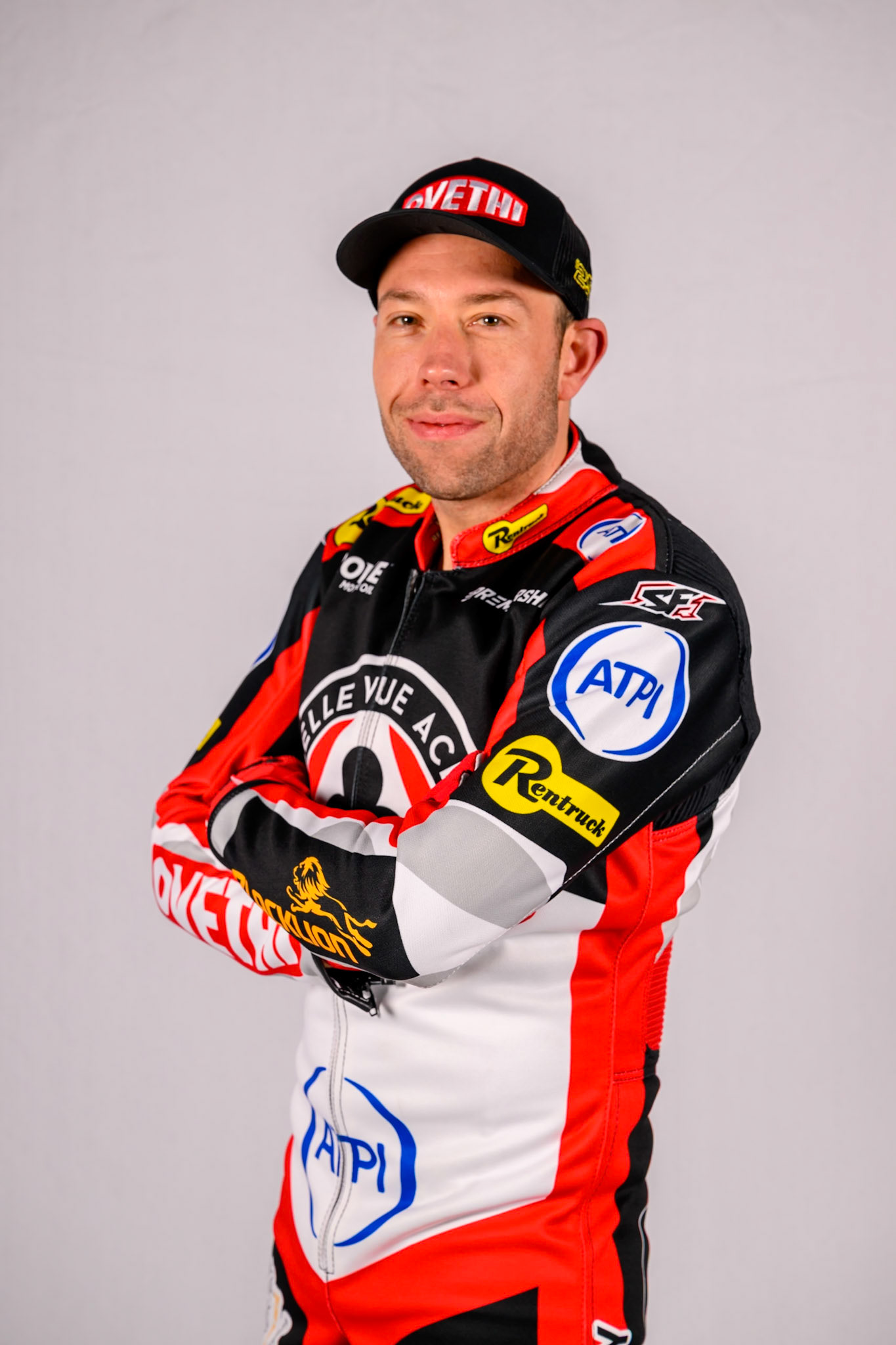 Peter Kildemand of Belle Vue Aces during the Belle Vue Aces Media Day at the National Speedway Stadium, Manchester on Wednesday 11th March 2026. (Photo: Ian Charles | MI News)
