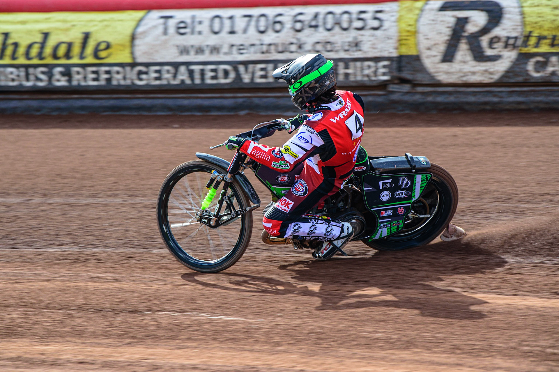 MANCHESTER, UK. MAR 14TH Charles Wright in action during the Belle Vue Speedway Media Day at the National Speedway Stadium, Manchester on Monday 14th March 2022. (Credit: Ian Charles | MI News)