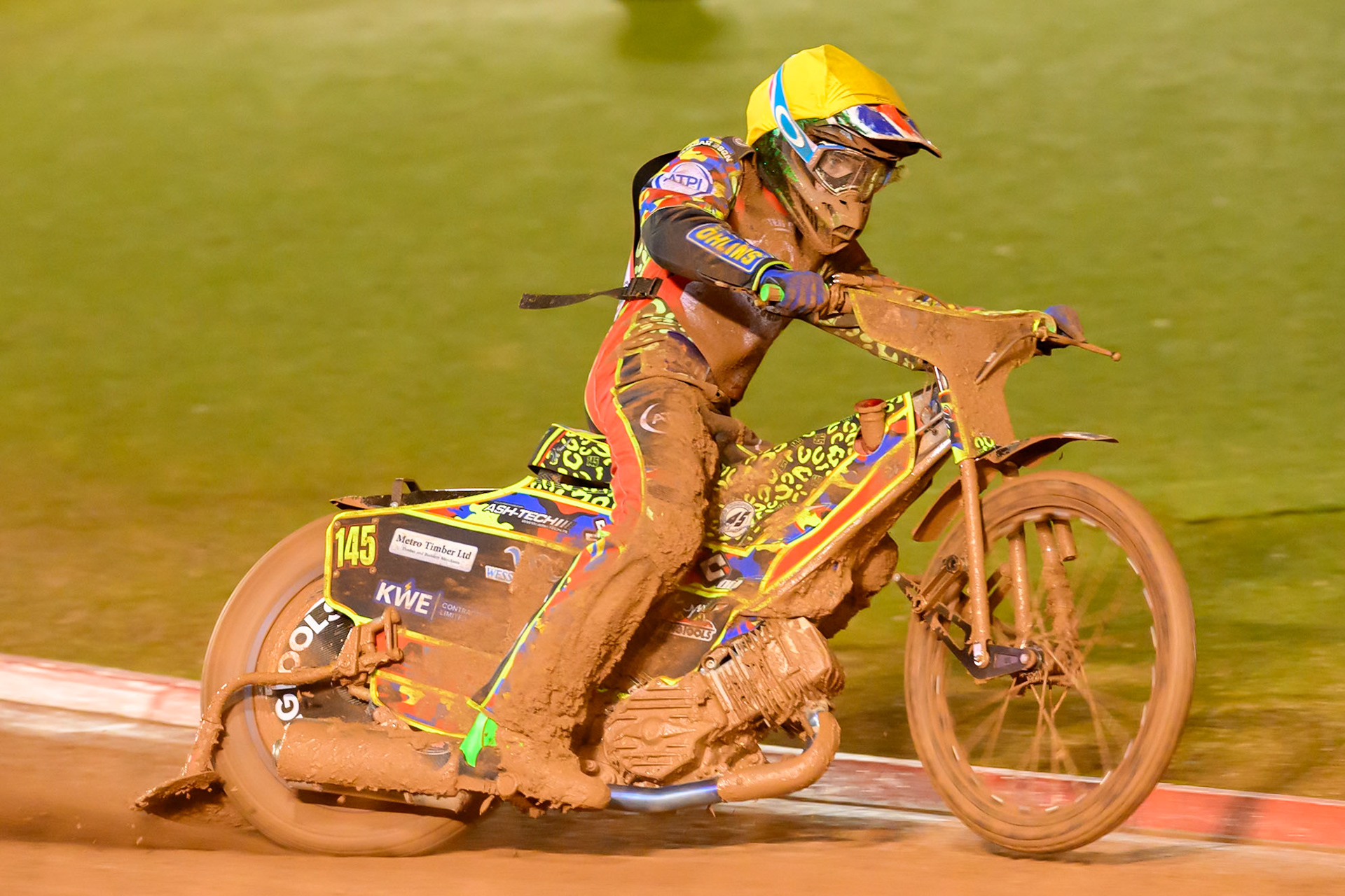Reserve Rider Will Cairns  in action during the Peter Craven Memorial Trophy at the National Speedway Stadium, Manchester, on Monday 16th March 2026. (Photo: Ian Charles | MI News)