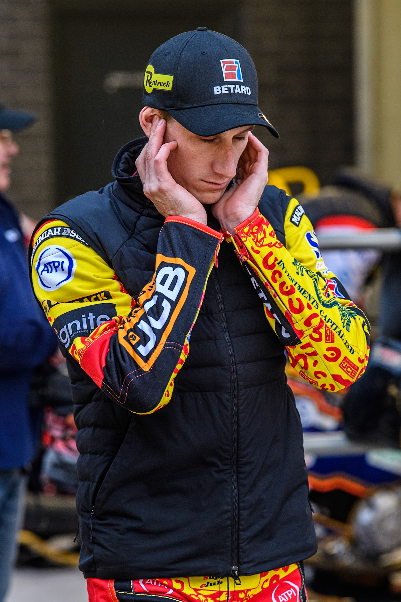 Max Fricke of Leicester Lions during the Rowe Motor Oil Premiership match between Belle Vue Aces and Leicester Lions at the National Speedway Stadium, Manchester on Saturday 6th April 2024. (Photo: Ian Charles | MI News)