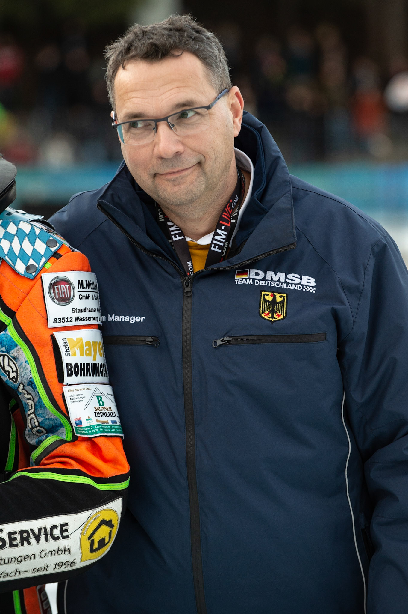 BERLIN GERMANY  - February 29 Bernd Sagert, Manager of Germany   during theIce Speedway of Nations (Day 1) at the Horst-Dohm-Eisstadion, Berlin,  on Saturday 29 February 2020. (Credit: Ian Charles | MI News)