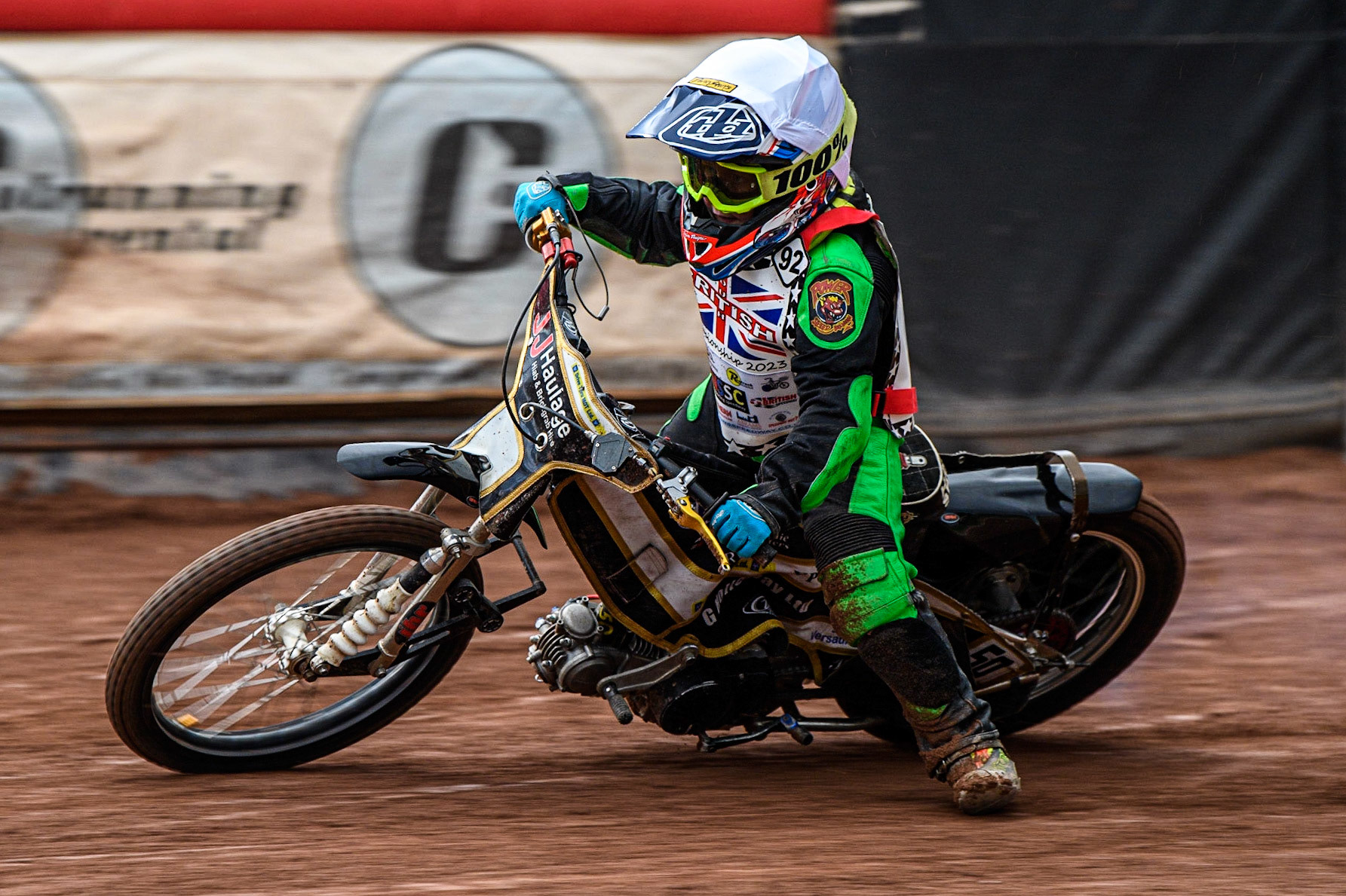 Archie Whitelam  in action  during the British Youth Championships at the National Speedway Stadium, Manchester on Friday 12th May 2023. (Photo: Ian Charles | MI News)