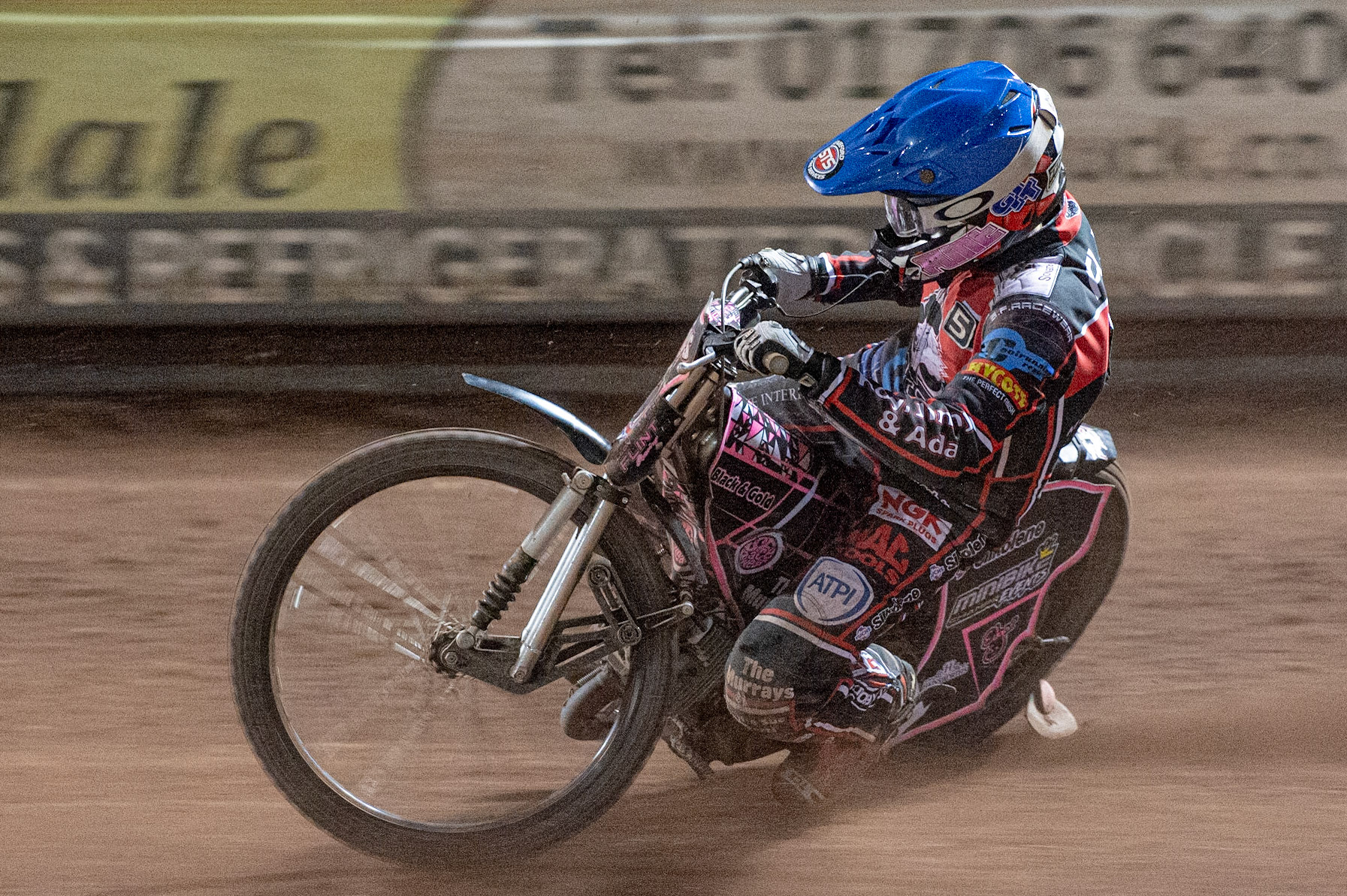 Photo: Ian Charles

Leon Flint  in action 

Belle Vue Colts v Leicester Lion Cubs, SGB National League KO Cup Final (2nd Leg), Belle Vue National Speedway Stadium, Manchester, Tuesday 29  October  2019
