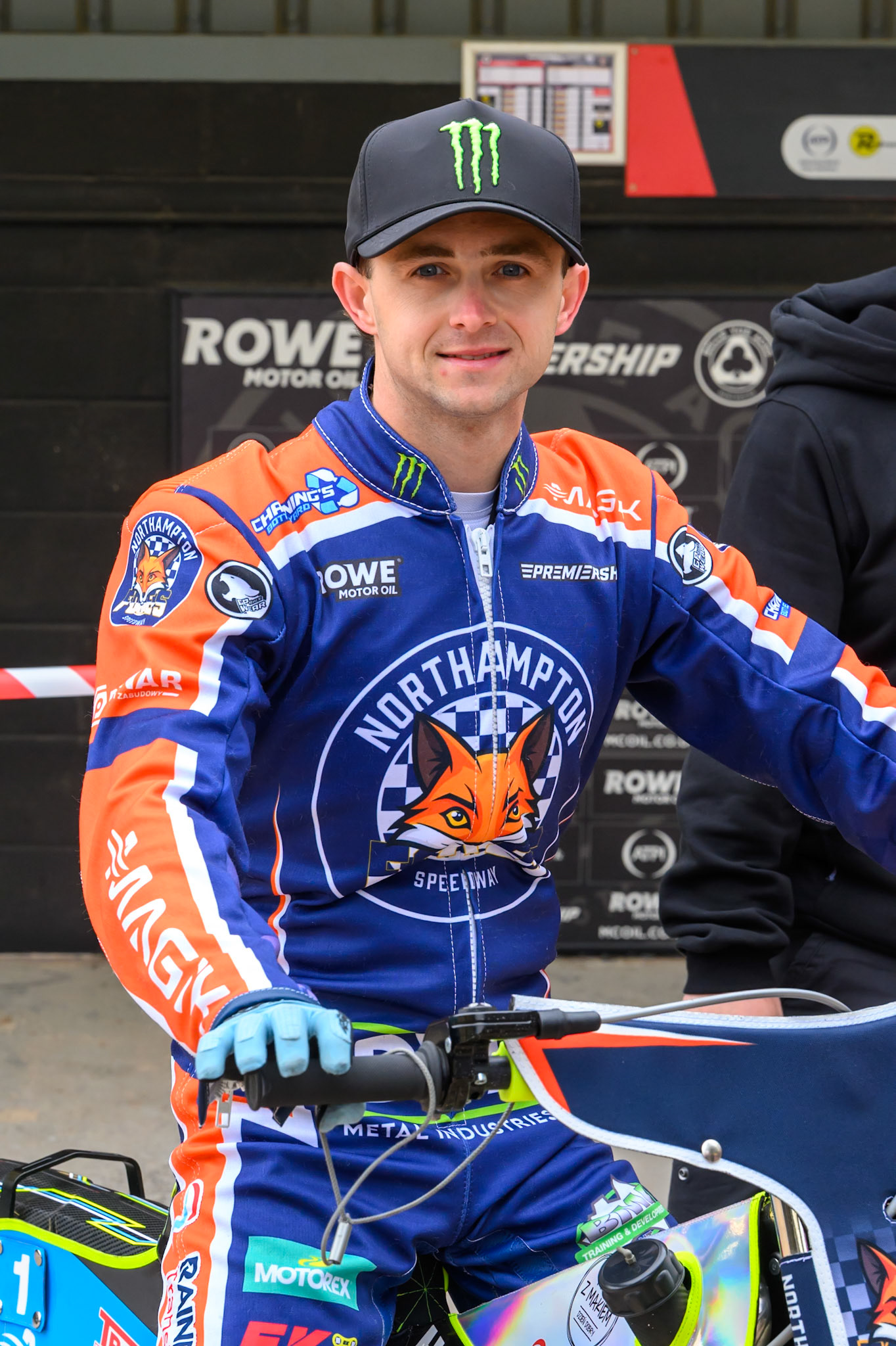 Jaimon Lidsey of Northampton Foxes during the Rowe Motor Oil Premiership match between Belle Vue Aces and Northampton Foxes at the National Speedway Stadium, Manchester on Monday 4th May 2026. (Photo: Ian Charles | MI News)