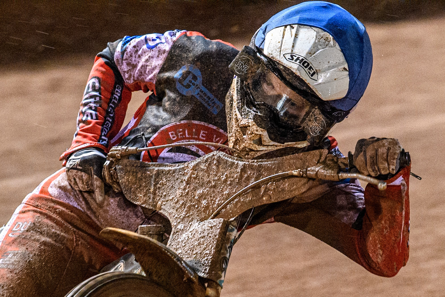 Belle Vue Colts' Chad Wirtzfeld during the WSRA National Development League match between Belle Vue Colts and Sheffield Tiger Cubs at the National Speedway Stadium, Manchester on Monday 7th October 2024. (Photo: Ian Charles | MI News)