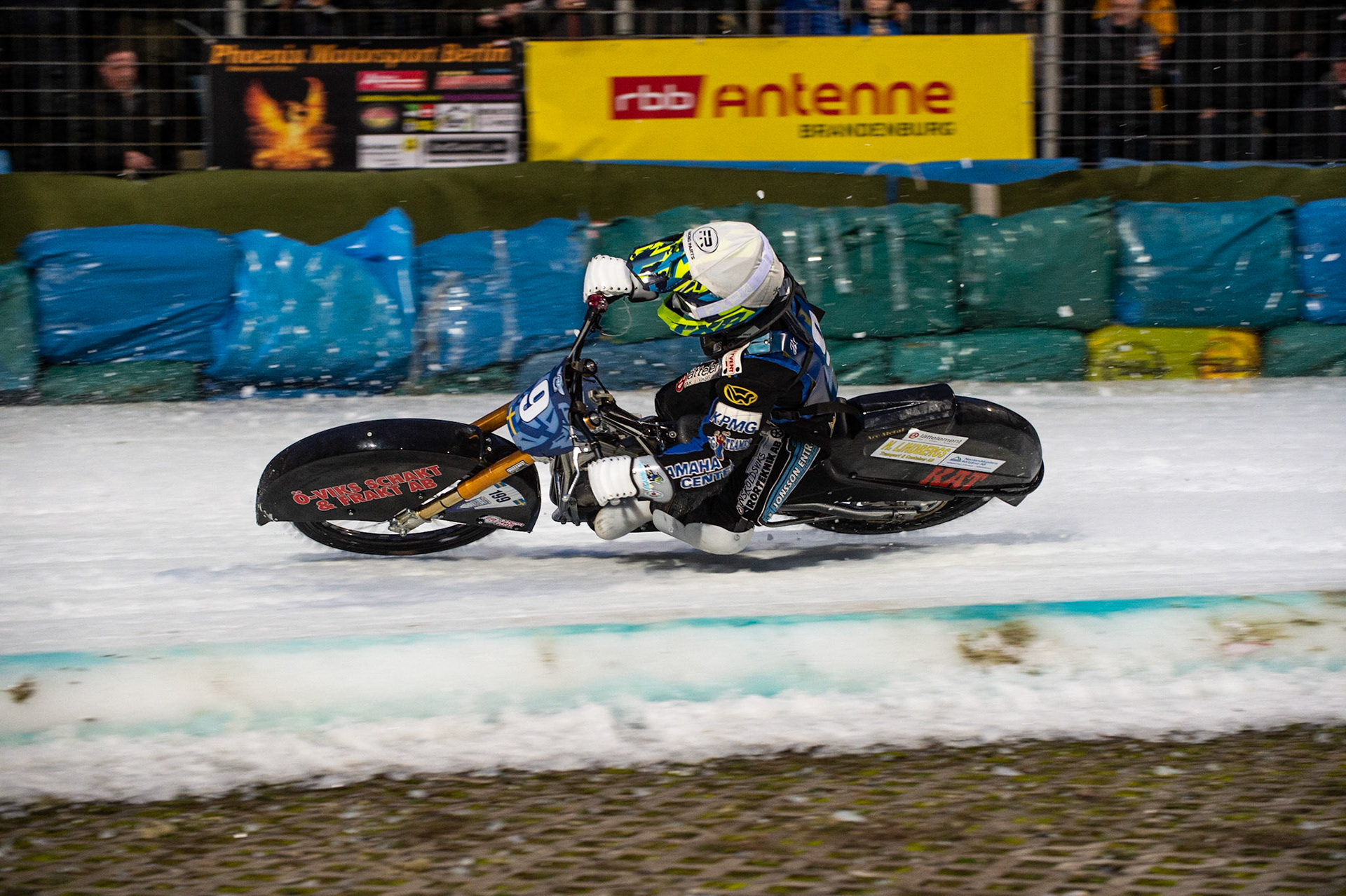 BERLIN GERMANY  - February 29  Martin Haarahiltunen of Sweden in action   during theIce Speedway of Nations (Day 1) at the Horst-Dohm-Eisstadion, Berlin,  on Saturday 29 February 2020. (Credit: Ian Charles | MI News)