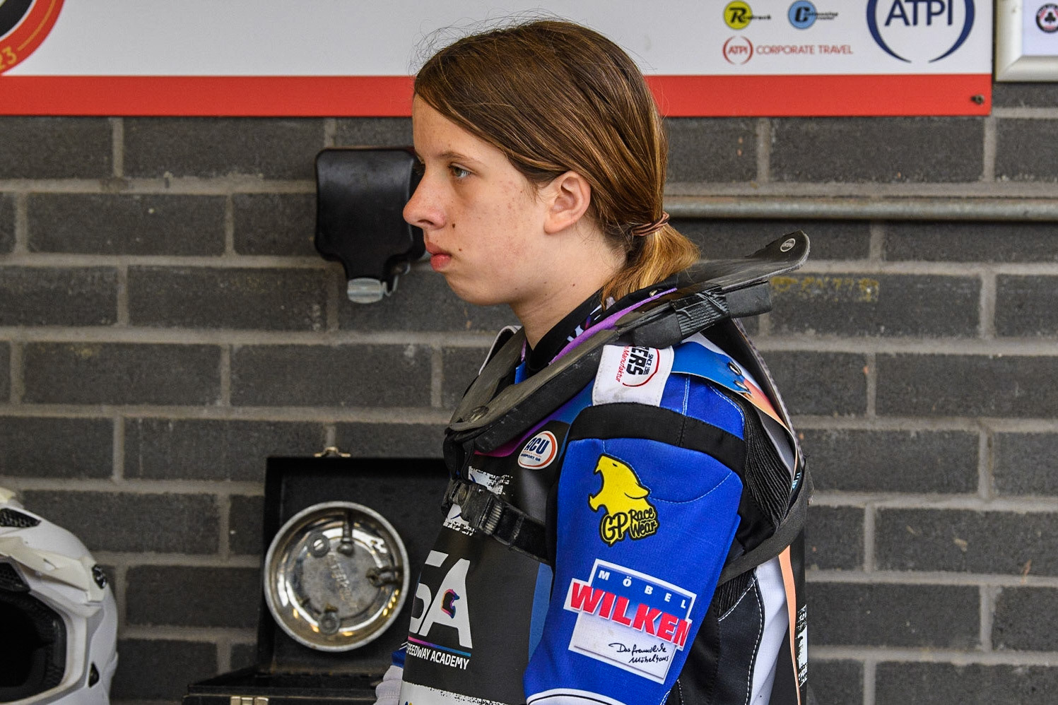 Lenja Tebbe during the FIM Women's  Speedway Academy at the National Speedway Stadium, Manchester on Friday 4th August 2023. (Photo: Ian Charles | MI News)
