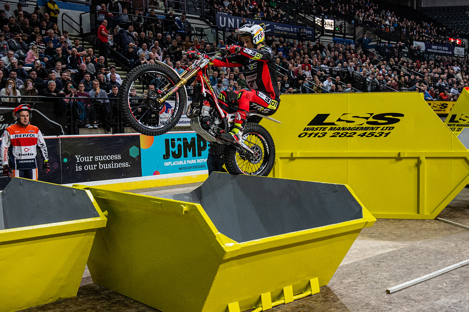 SHEFFIELD, ENGLAND  - DECEMBER 28TH  Toby Martyn, UK (Beta) on Section 6  during the 25th Anniversary Sheffield Indoor Trial at the FlyDSA Arena, Sheffield on Saturday 28th December 2019. (Credit: Ian Charles | MI News)