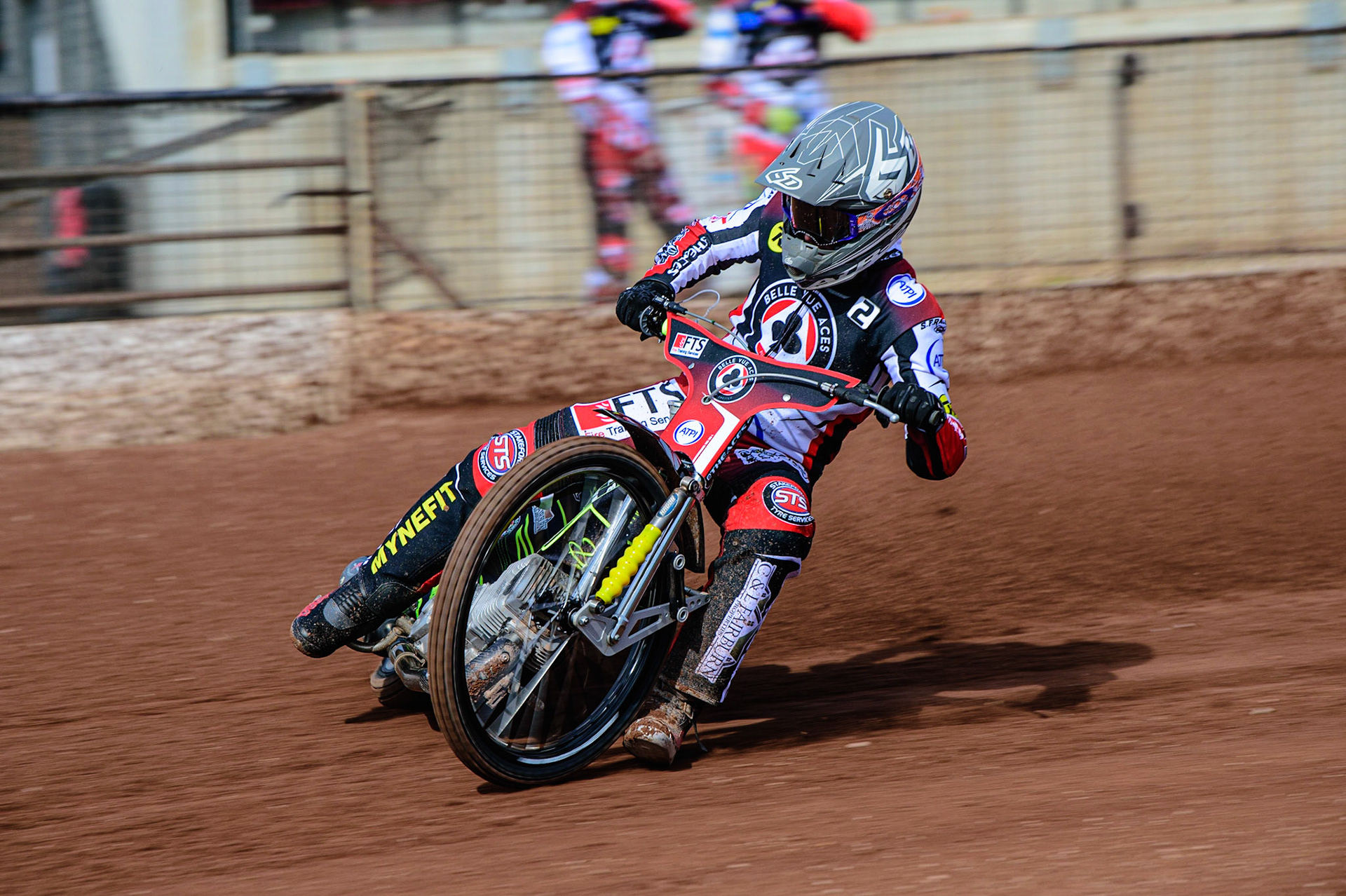 MANCHESTER, UK. MAR 14TH Jye Etheridge in action  during the Belle Vue Speedway Media Day at the National Speedway Stadium, Manchester on Monday 14th March 2022. (Credit: Ian Charles | MI News)