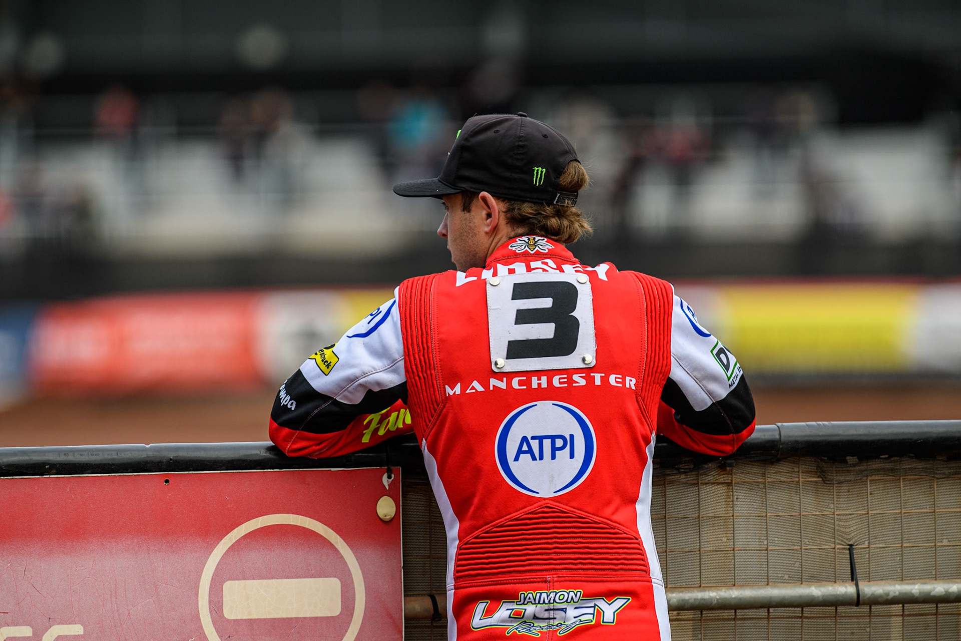Belle Vue Aces' Jaimon Lidsey  during the Rowe Motor Oil Premiership match between Belle Vue Aces and Ipswich Witches at the National Speedway Stadium, Manchester on Monday 1st July 2024. (Photo: Ian Charles | MI News)