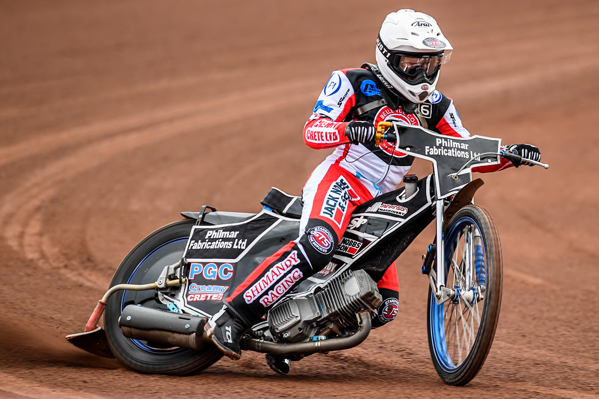Belle Vue Colts' rider Jack Shimelt  in action during the Belle Vue Aces Media Day at the National Speedway Stadium, Manchester on Monday 11th March 2024. (Photo: Ian Charles | MI News)
