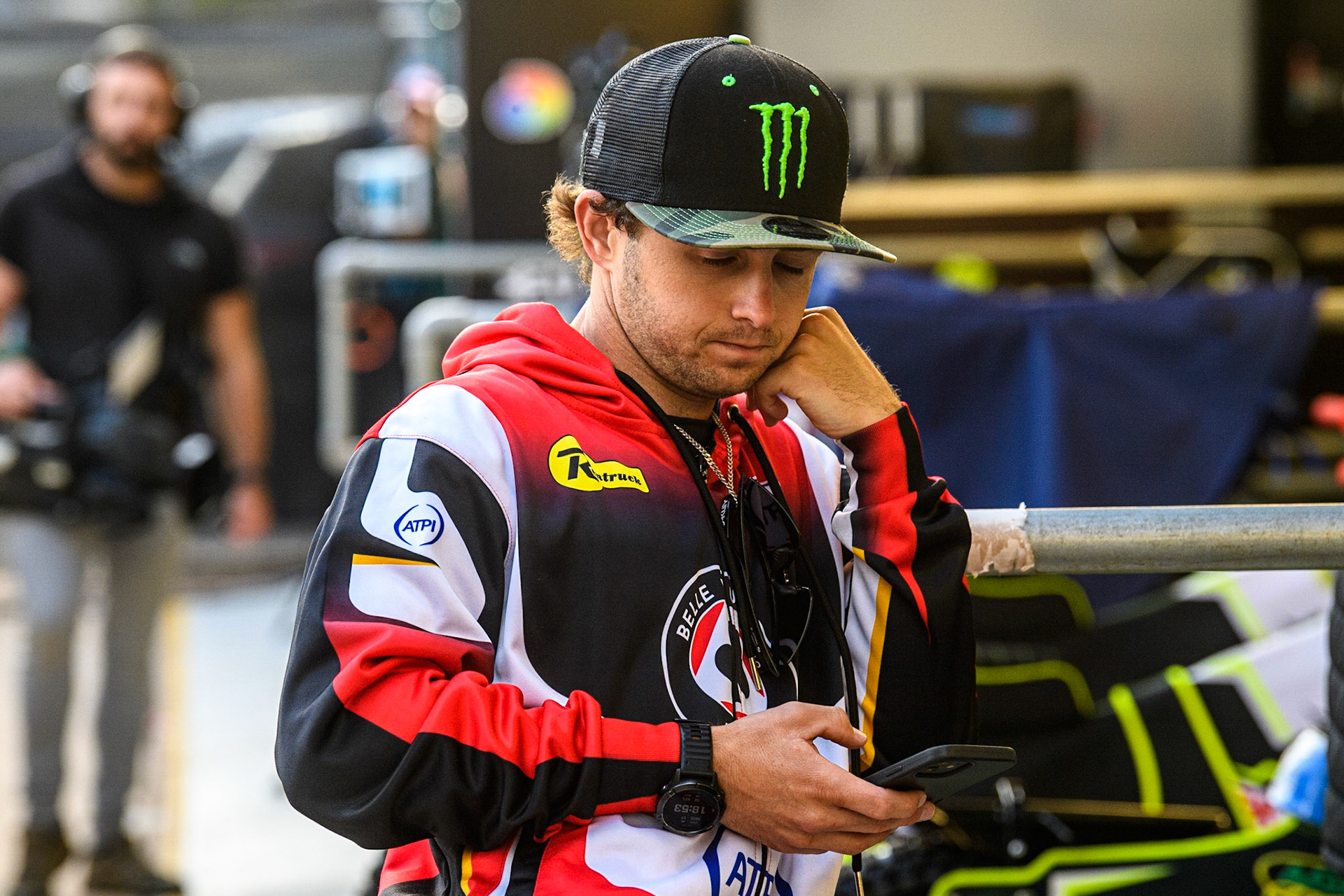 Jaimon Lidsey - Belle Vue ATPI Aces during the Sports Insure Premiership match between Belle Vue Aces and Ipswich Witches at the National Speedway Stadium, Manchester on Monday 17th July 2023. (Photo: Ian Charles | MI News)
