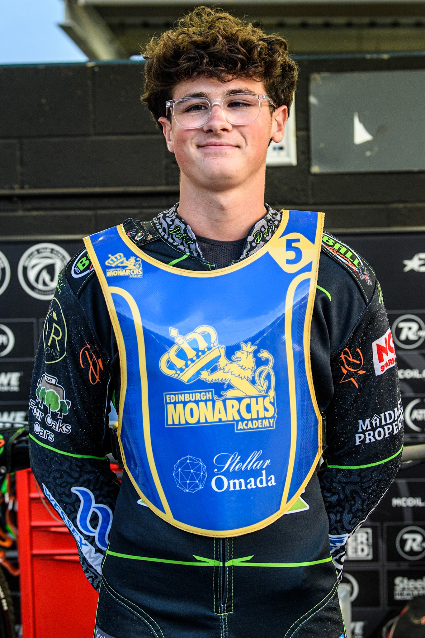 Edinburgh Monarchs' Max Perry during the WSRA National Development League match between Belle Vue Aces and Edinburgh Monarchs at the National Speedway Stadium, Manchester on Friday 30th August 2024. (Photo: Ian Charles | MI News)