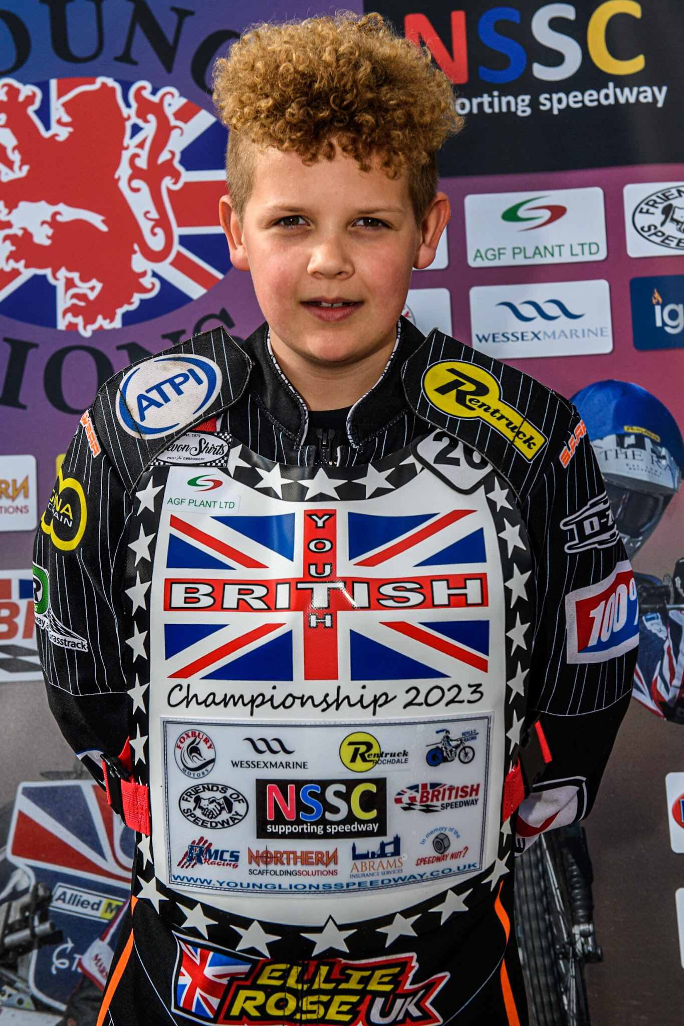 Reuban Marsh during the British Youth Championships at the National Speedway Stadium, Manchester on Friday 12th May 2023. (Photo: Ian Charles | MI News)