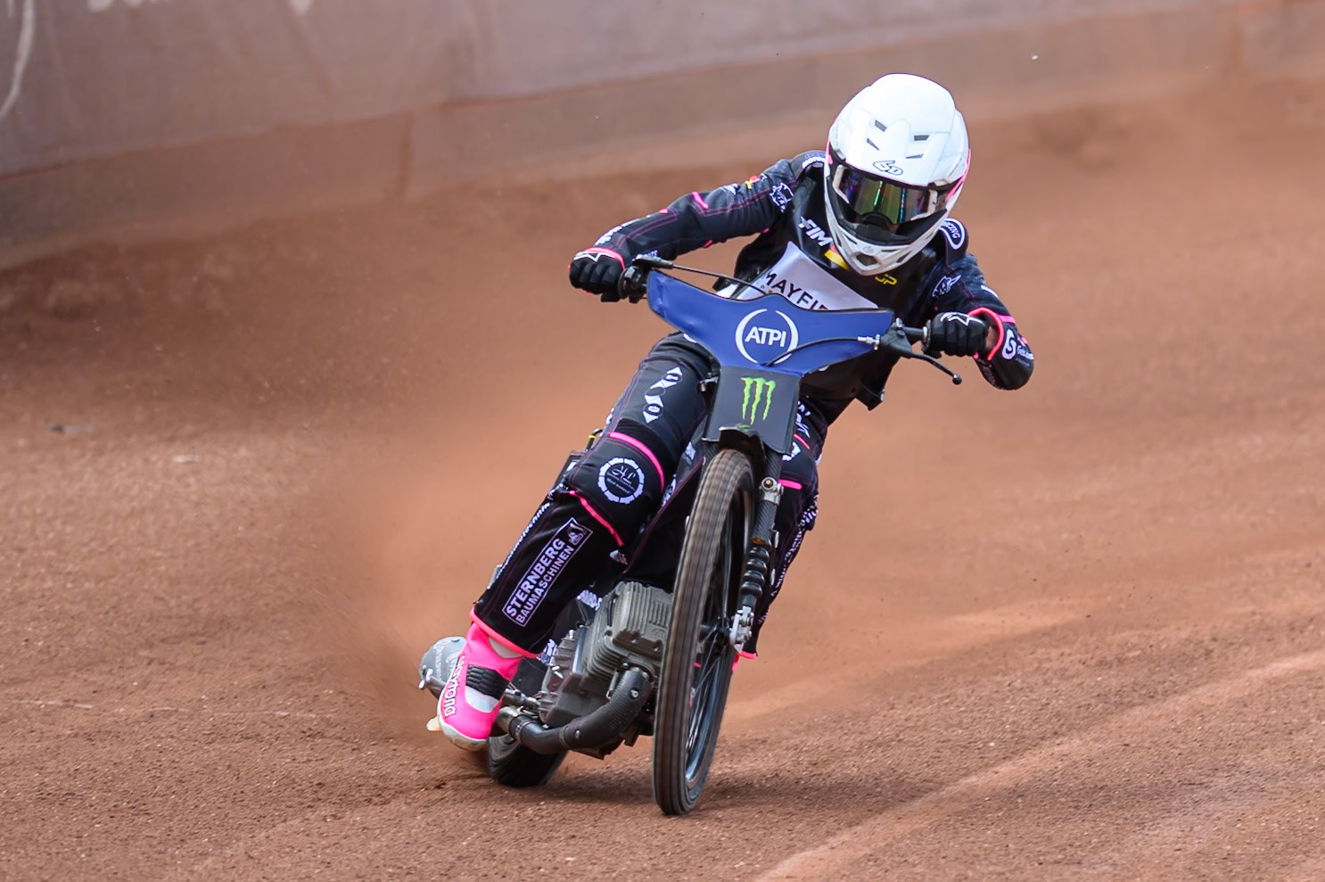Kai Huckenbeck (744) of Germany during practice for the ATPI  FIM Speedway GP of Manchester at the National Speedway Stadium, Manchester on Friday 5th June 2026. (Photo: Ian Charles | MI News)