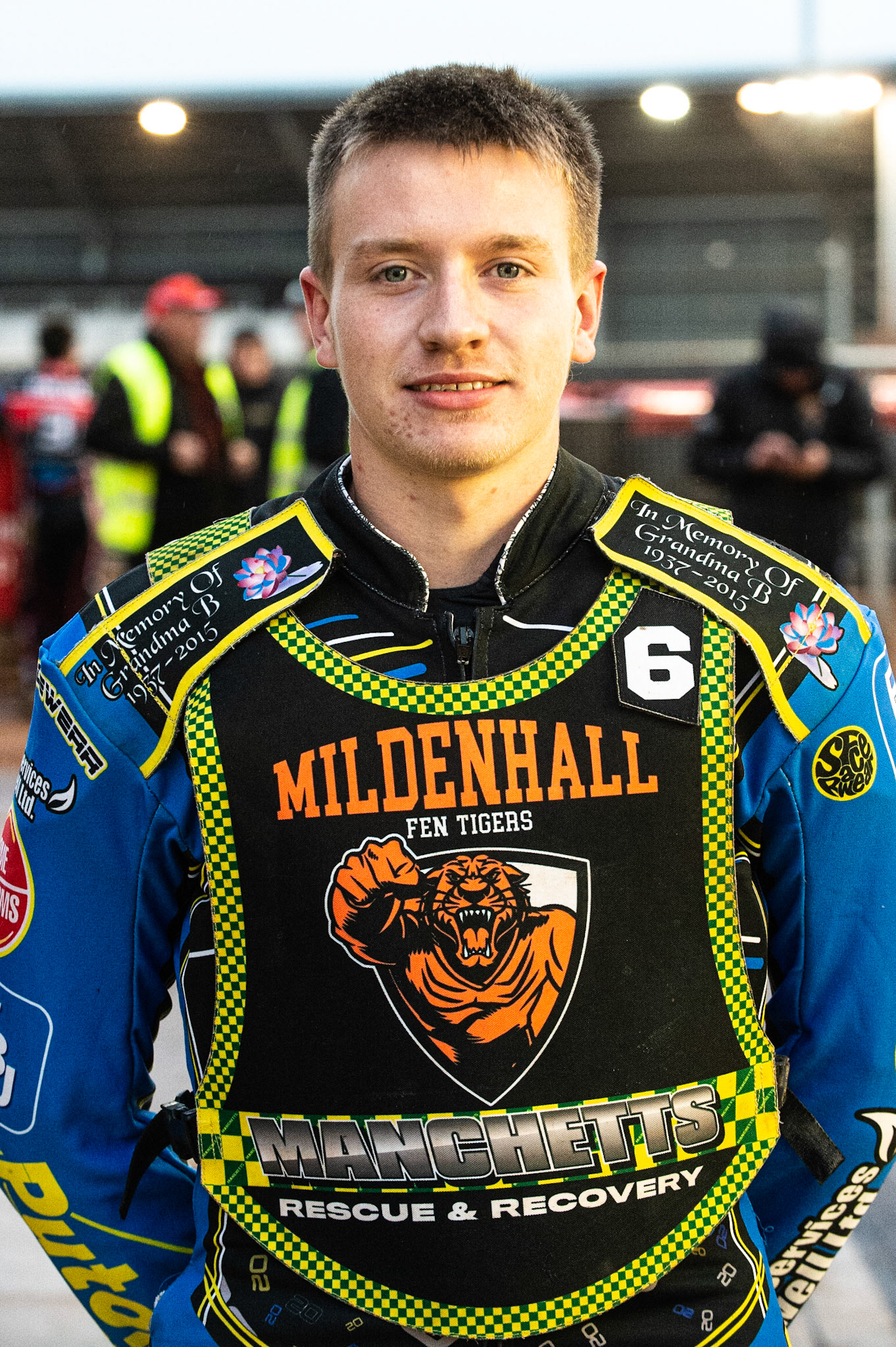 Photo: Ian Charles

Arran Butcher  - Mildenhall Fen Tigers 

Belle Vue Colts v Mildenhall Fen Tigers, National League, Belle Vue National Speedway Stadium, Manchester, Monday 2  September  2019