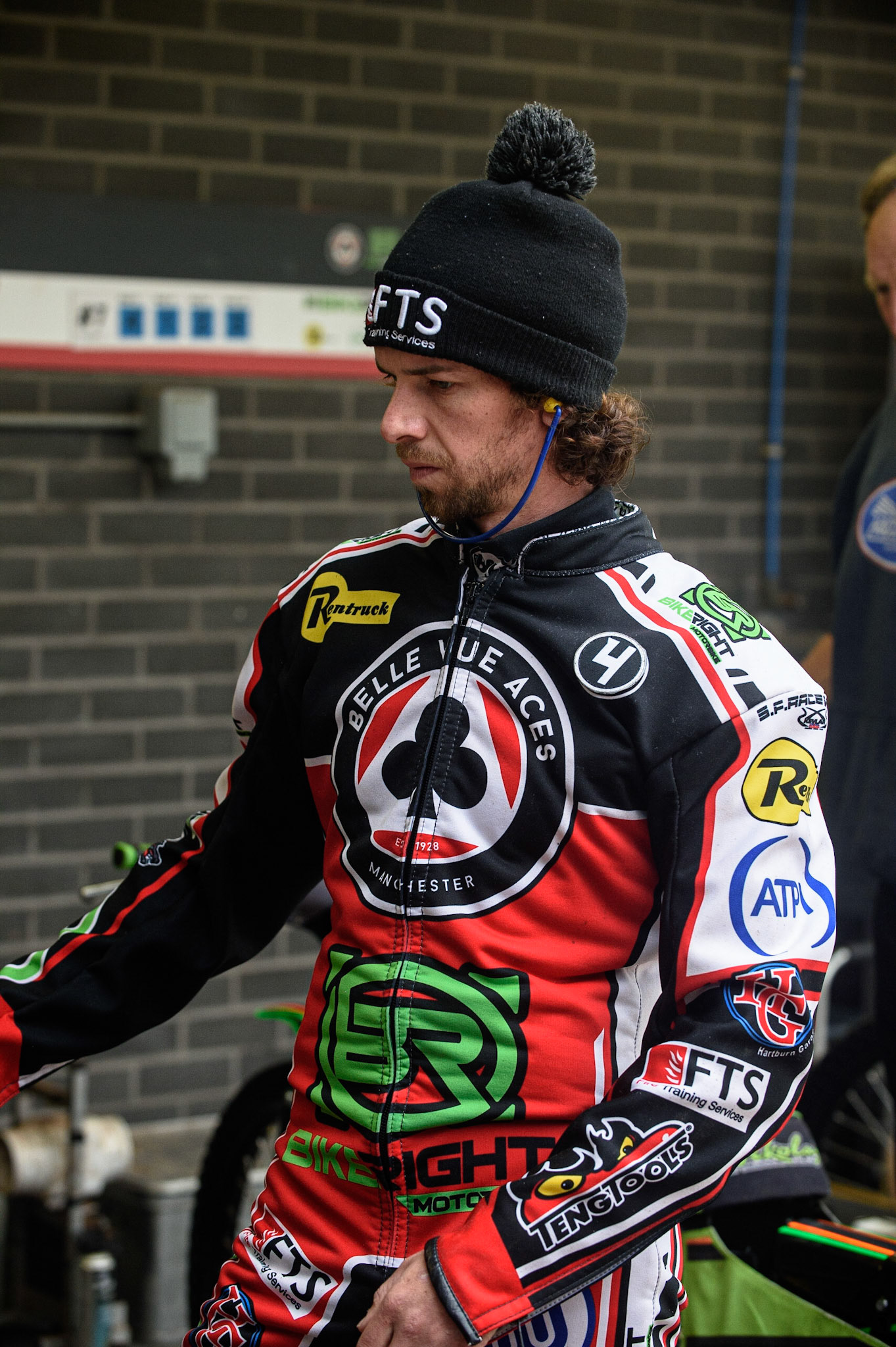 MANCHESTER, UK. AUGUST 30TH Charles Wright  during the SGB Premiership match between Belle Vue Aces and Wolverhampton Wolves at the National Speedway Stadium, Manchester on Monday 30th August 2021. (Credit: Ian Charles | MI News)