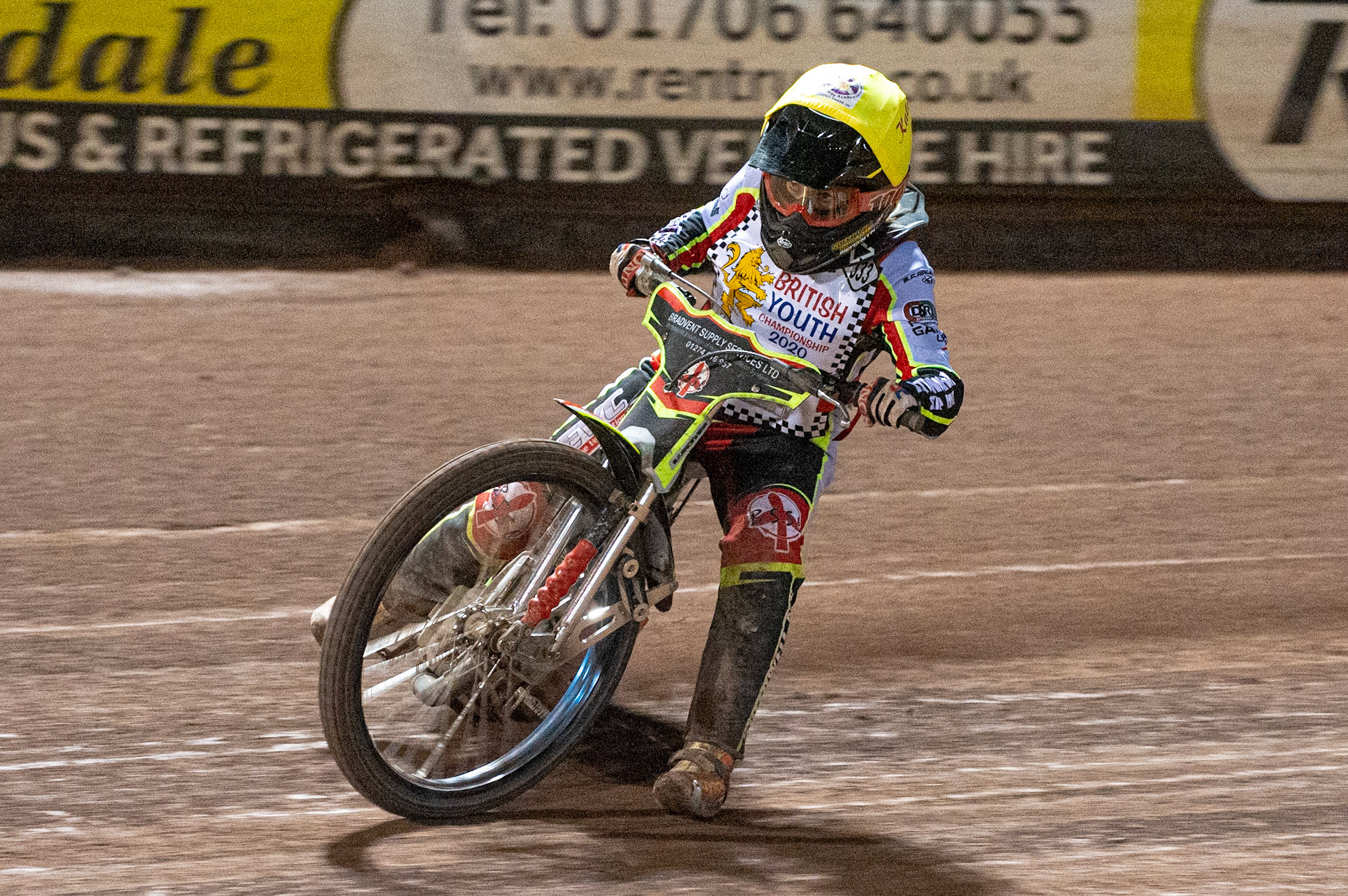 Photo: Ian CharlesKatie Gordon in action  (500cc B Class) British Youth Speedway Championship (Round 5), National Speedway Stadium, Manchester Saturday  10  October  2020